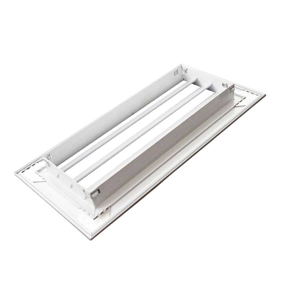Advanced White Aluminum 12x4 Inch Ceiling Vent Grille