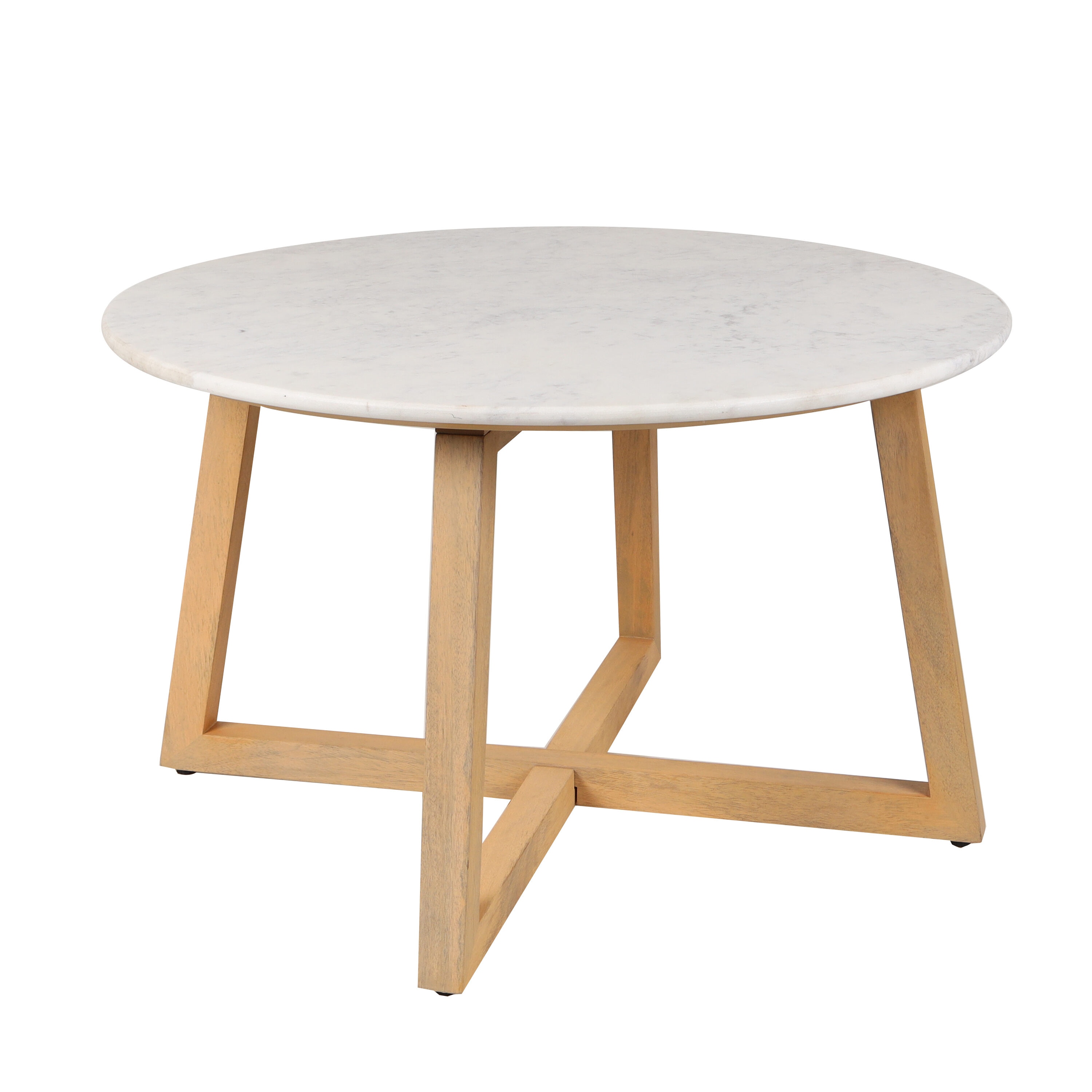 Origin 21 DC21-56103 Natural White Birch Stone Modern Coffee Table
