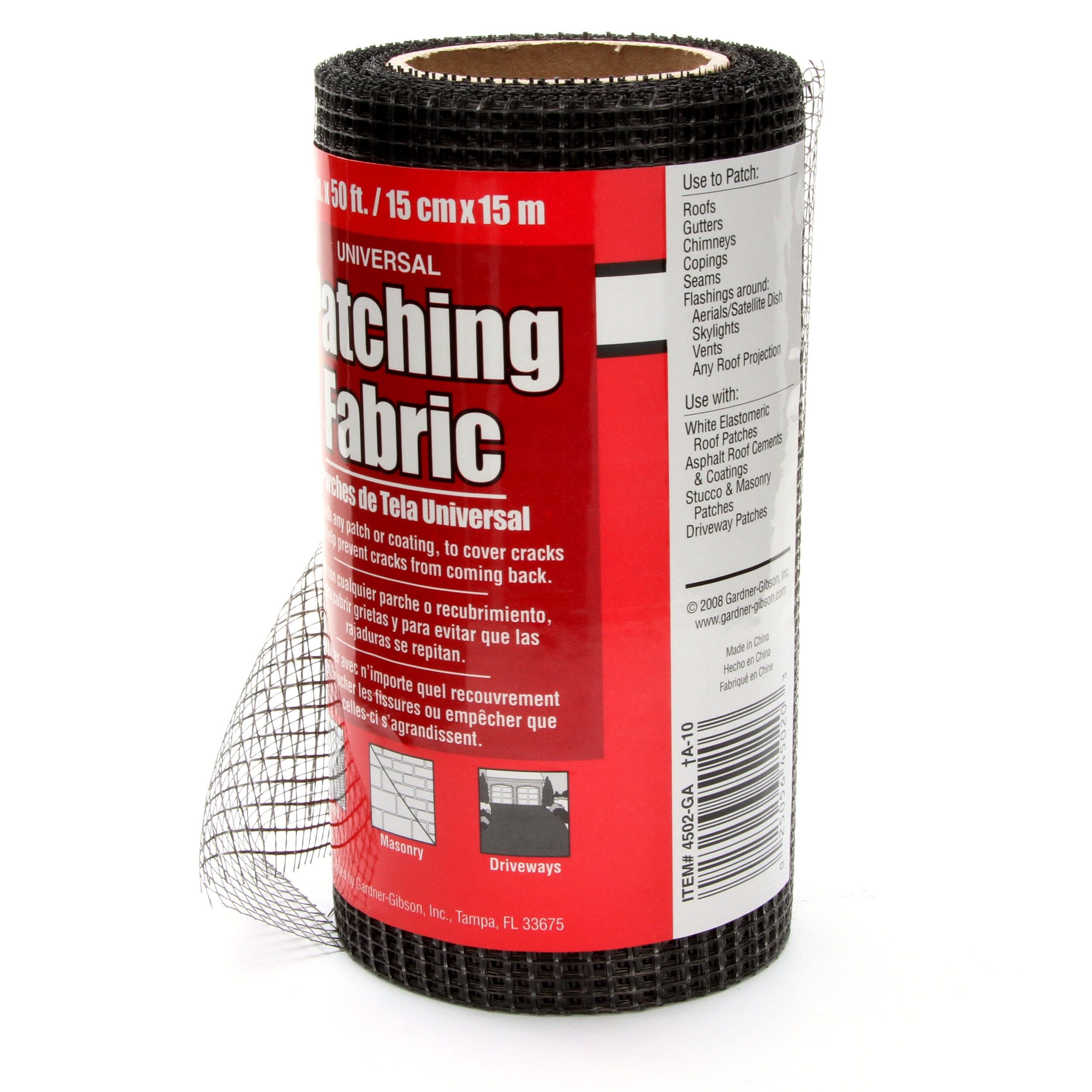 Gardner 0.5-ft W x 50-ft L 25-sq ft Black Roll Roofing Patching Fabric 
