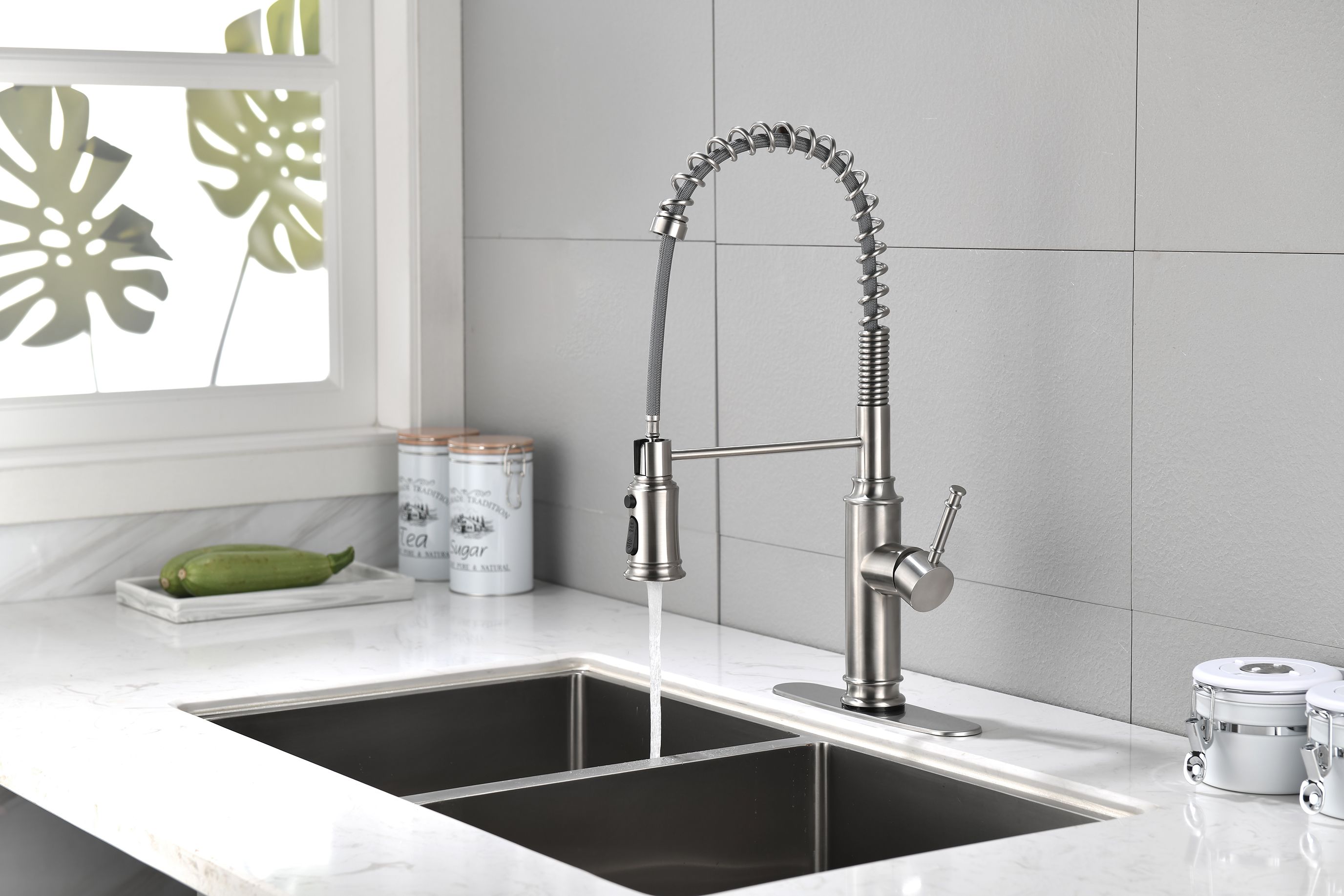 JUSHUA PQ-H2BNUW Kitchen-Faucets - View #2