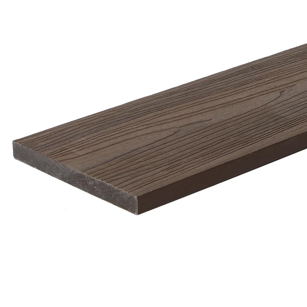 Sylvanix Elite 12-ft Chocolate Square Composite Riser Deck Board in the ...