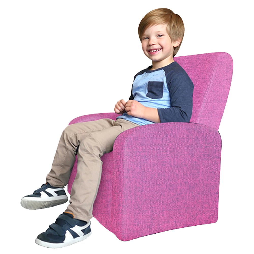 American Kids Everywhere Foam Chair, Pink, 25.25 inch W x 21 inch D x 22.5 inch H