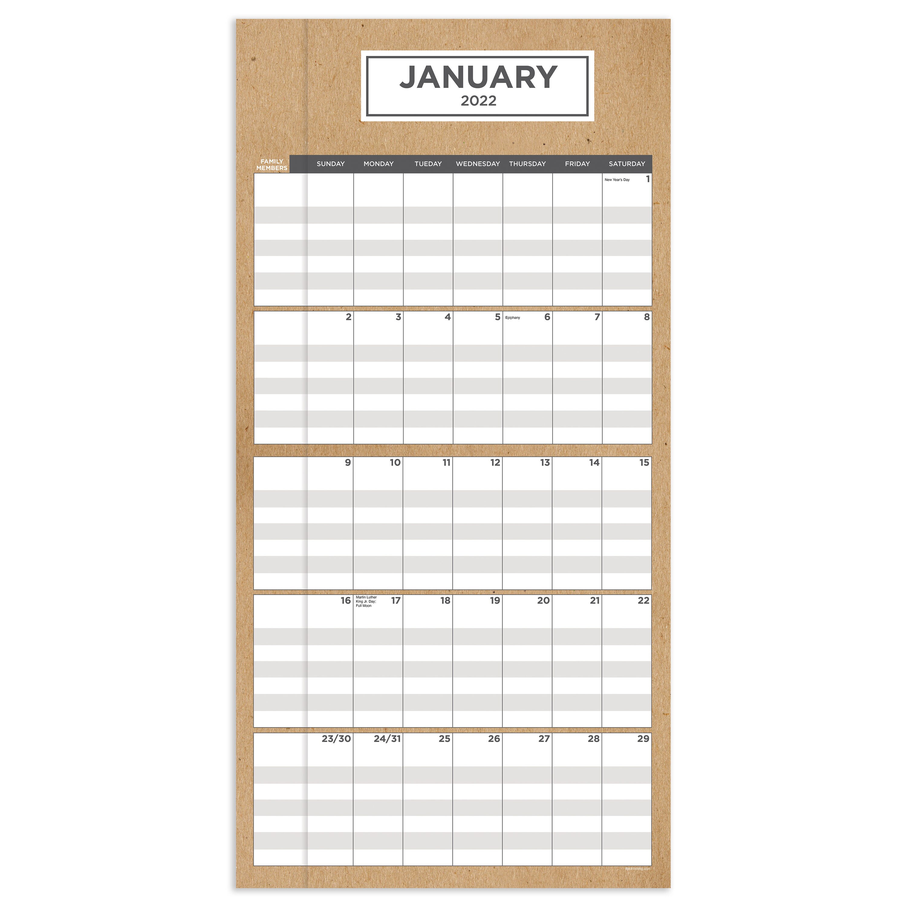 TF Publishing 2022 Parent Planner Wall Calendar in the Calendars ...