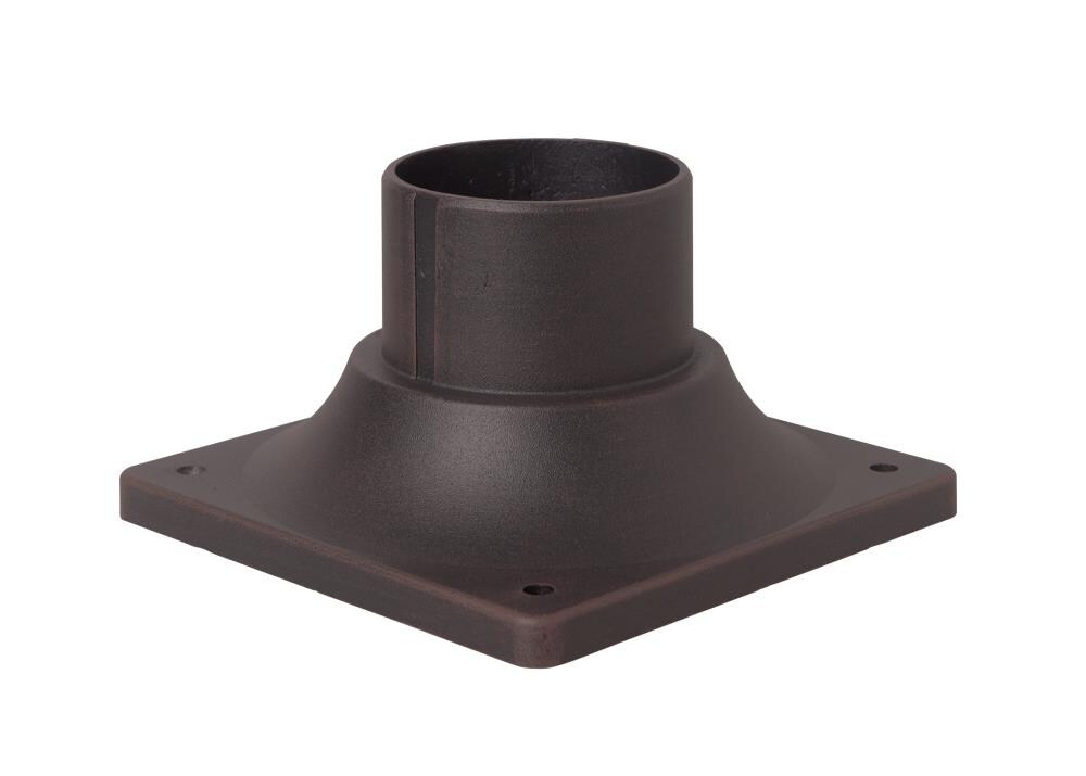 Craftmade Z202-RT Pole Adapter Cast 3.13-in Rust Traditional Outdoor Pier Mount