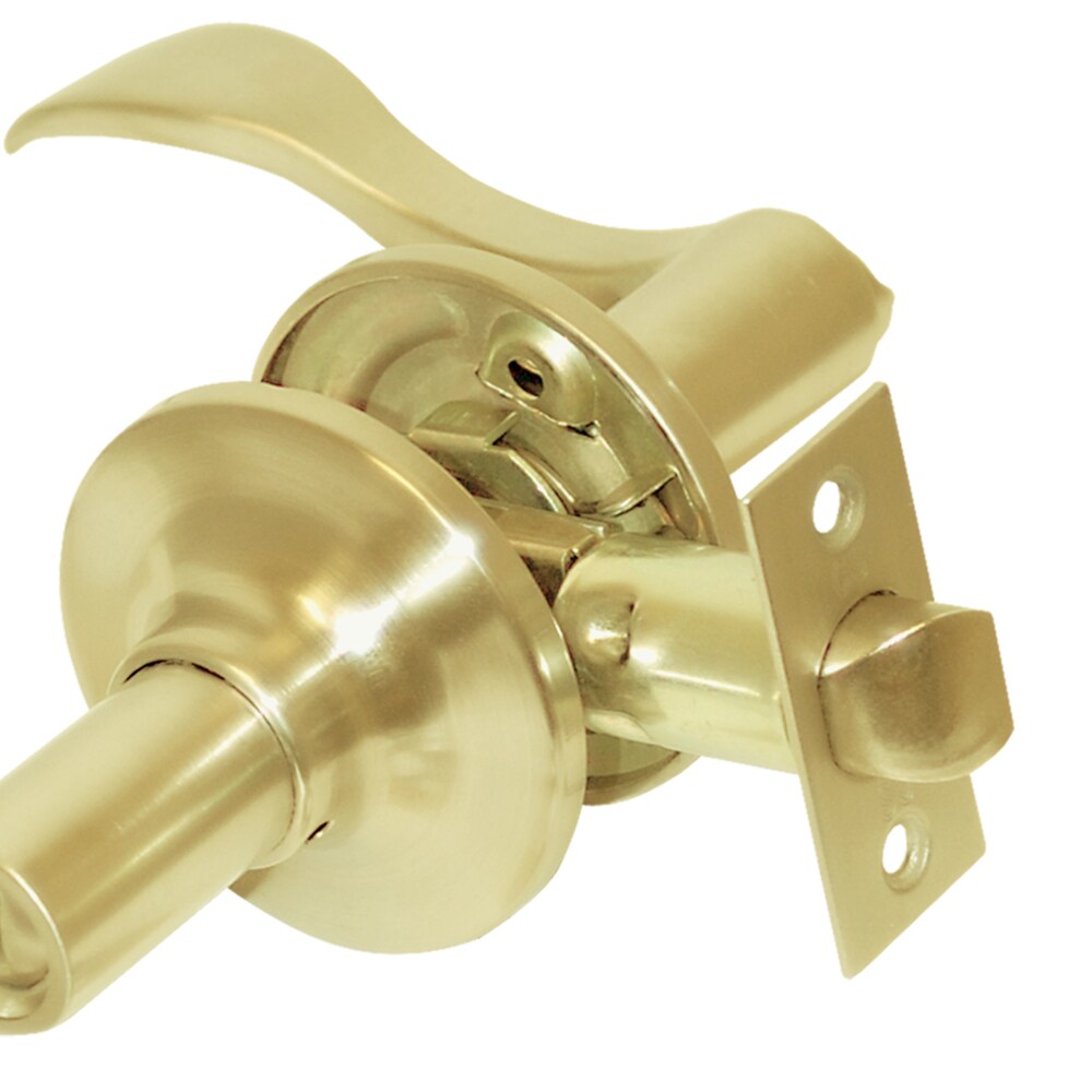 EZ-FLO Polished Brass Single Cylinder Deadbolt in the Deadbolts department  at