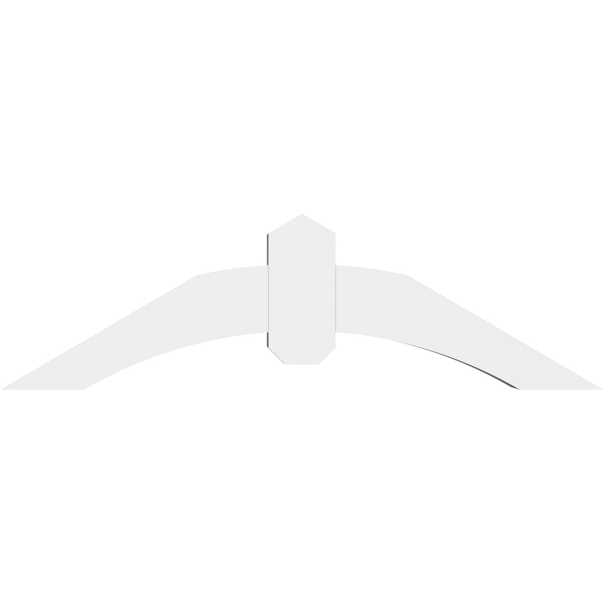 Ekena Millwork GBP036X11X0404ARC00 Exterior-Brackets-Braces - View #2