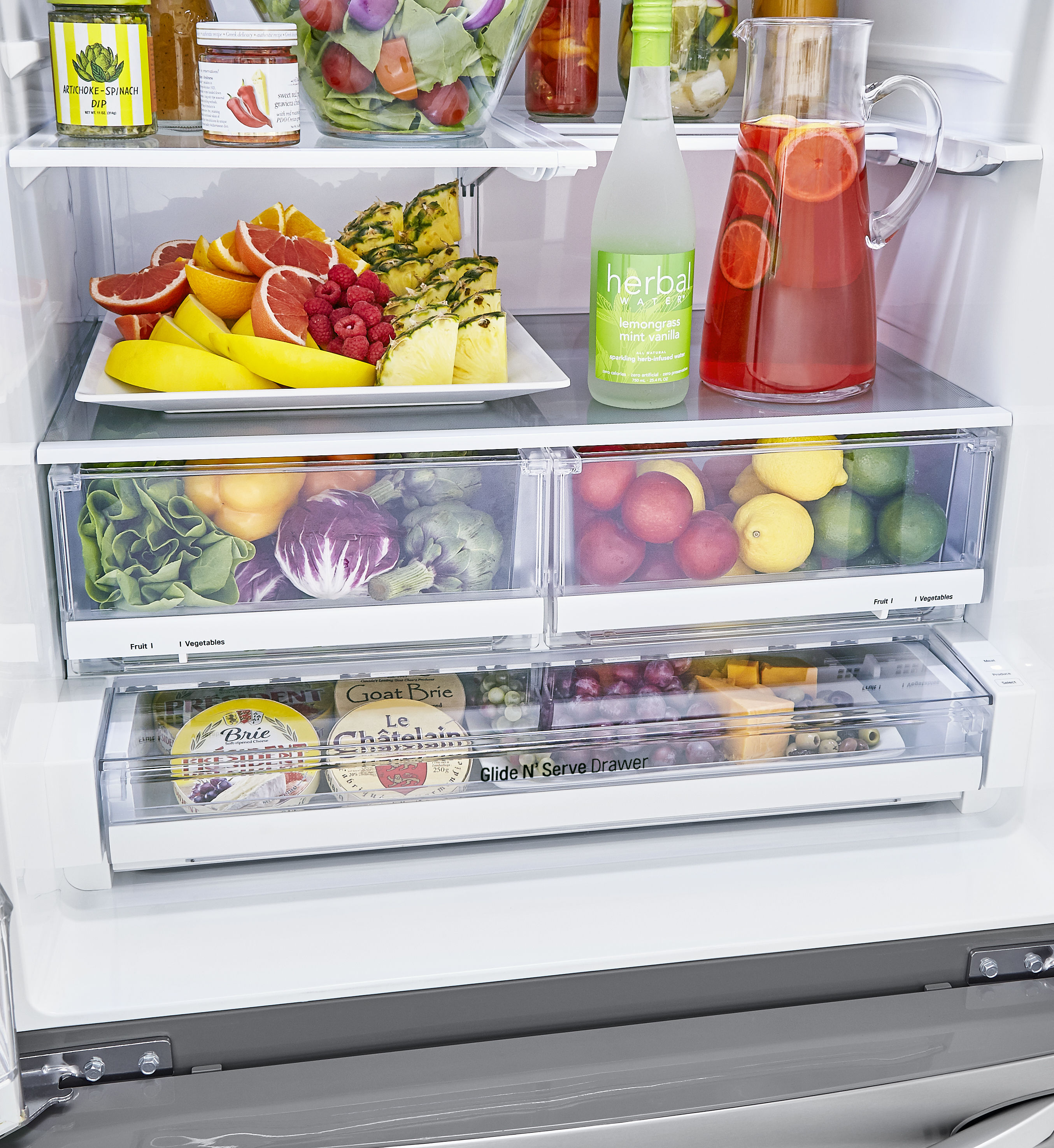 LG 24.5-cu ft Smart French Door Refrigerator with Ice Maker ...