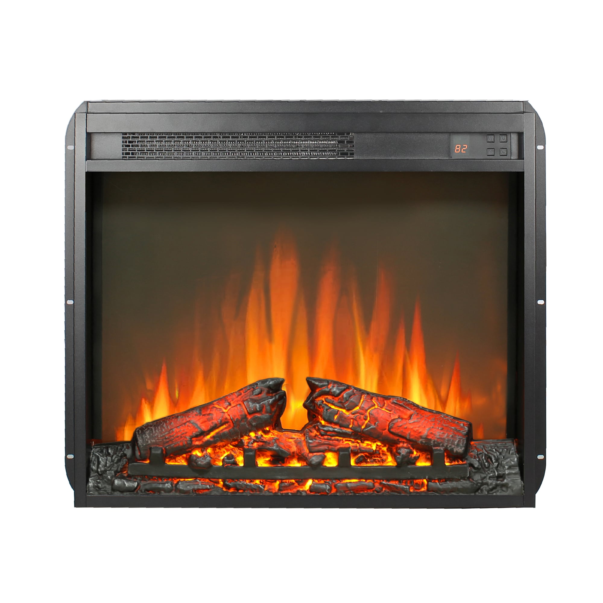 Bybafun YC1600003 23-Inches Black For TV Stand Electric Fireplace Insert