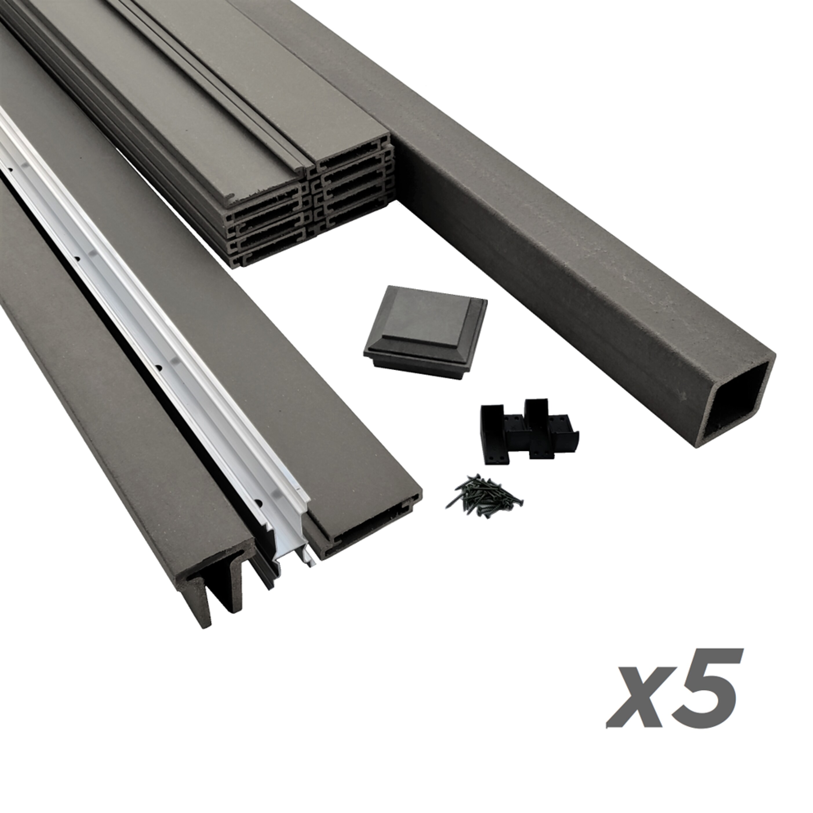 Trex Fencing TFS-WG-PPC6HX8W-5PK Composite-Fence-Panels - View #2