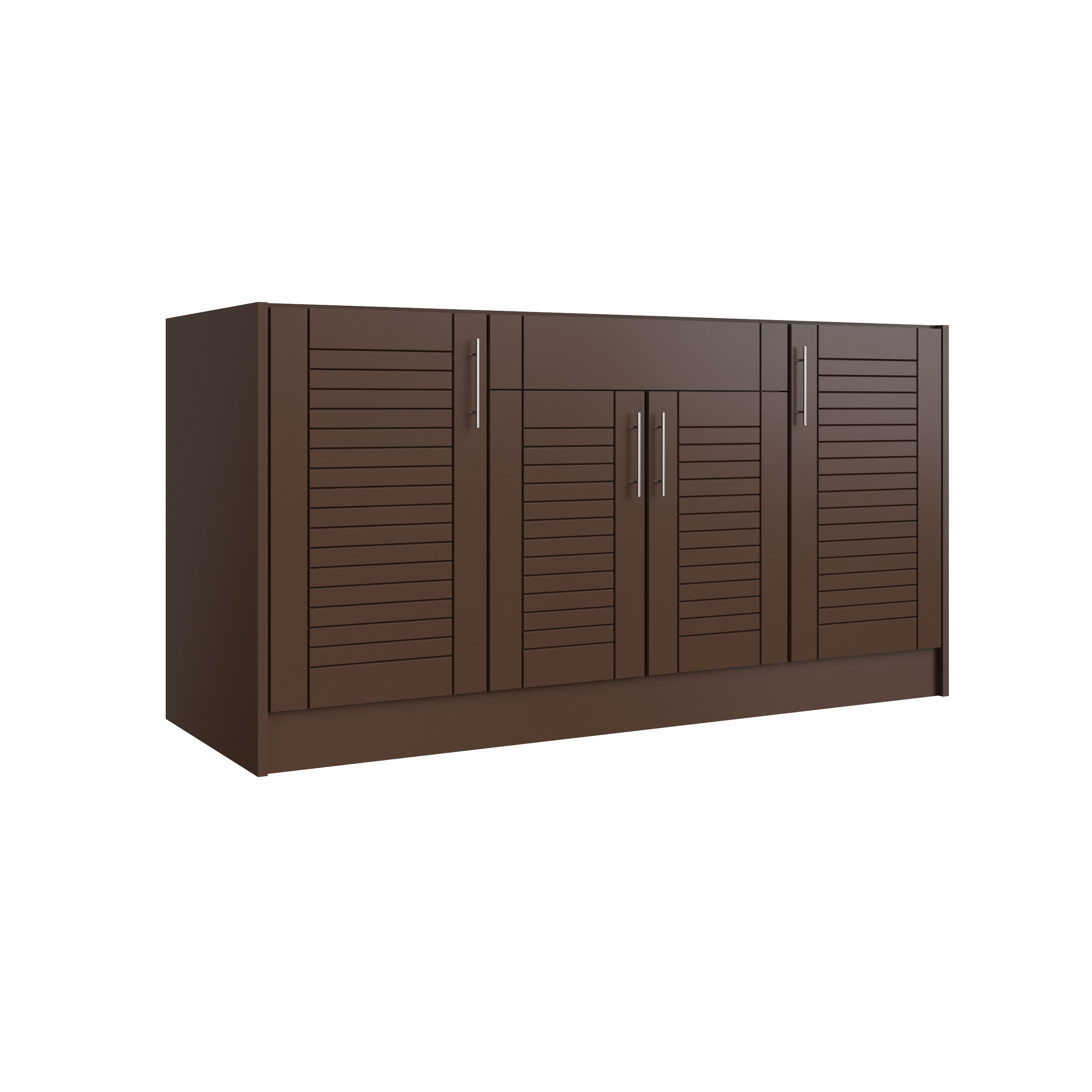 WeatherStrong WSE66SB-TDB Tampa 3 -Piece 67.25-in W x 25.5-in D x 34.5-in H Modular Outdoor Kitchen Set