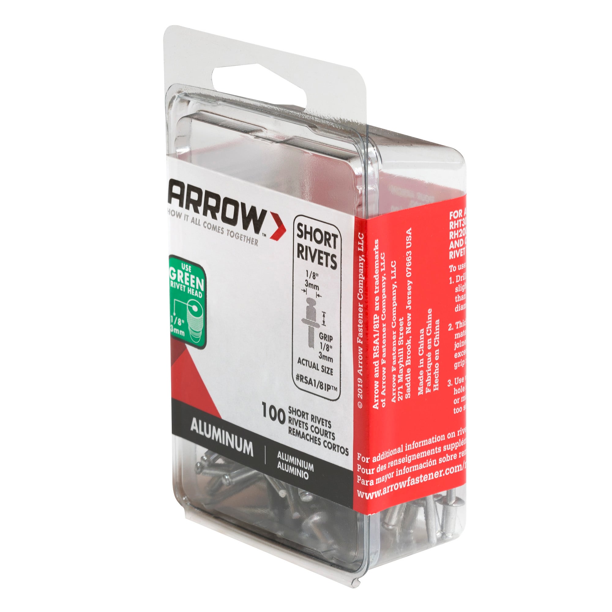 Arrow RSA1/8IP rivets - View #4