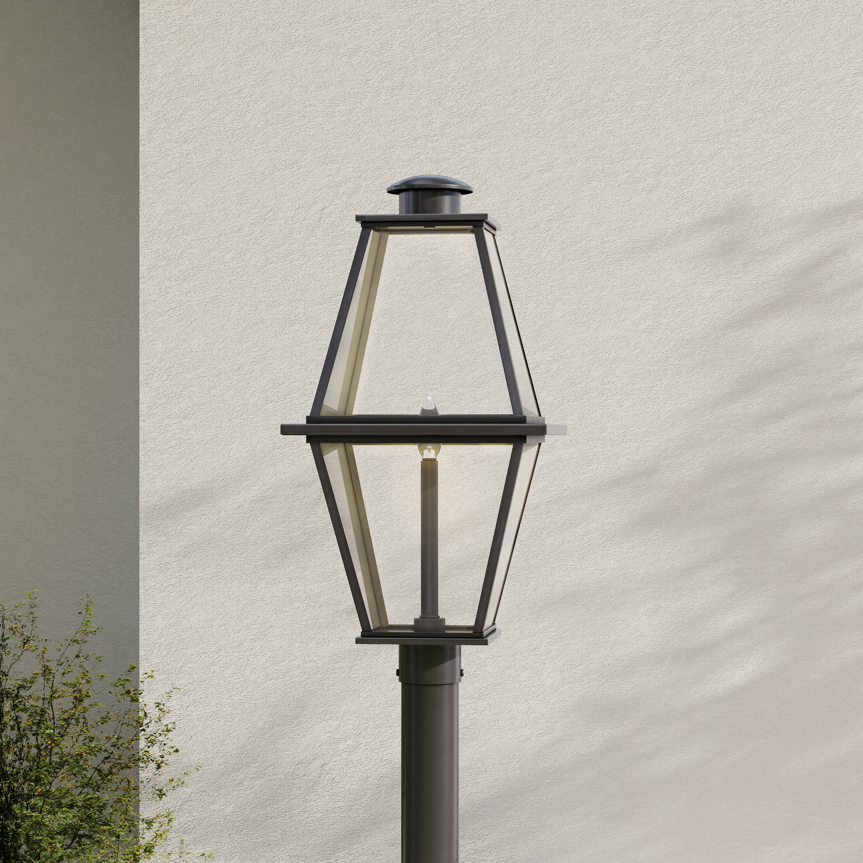 Progress Lighting P540107-031 Bradshaw 25.25-in Textured Black Transitional Outdoor Globe Only