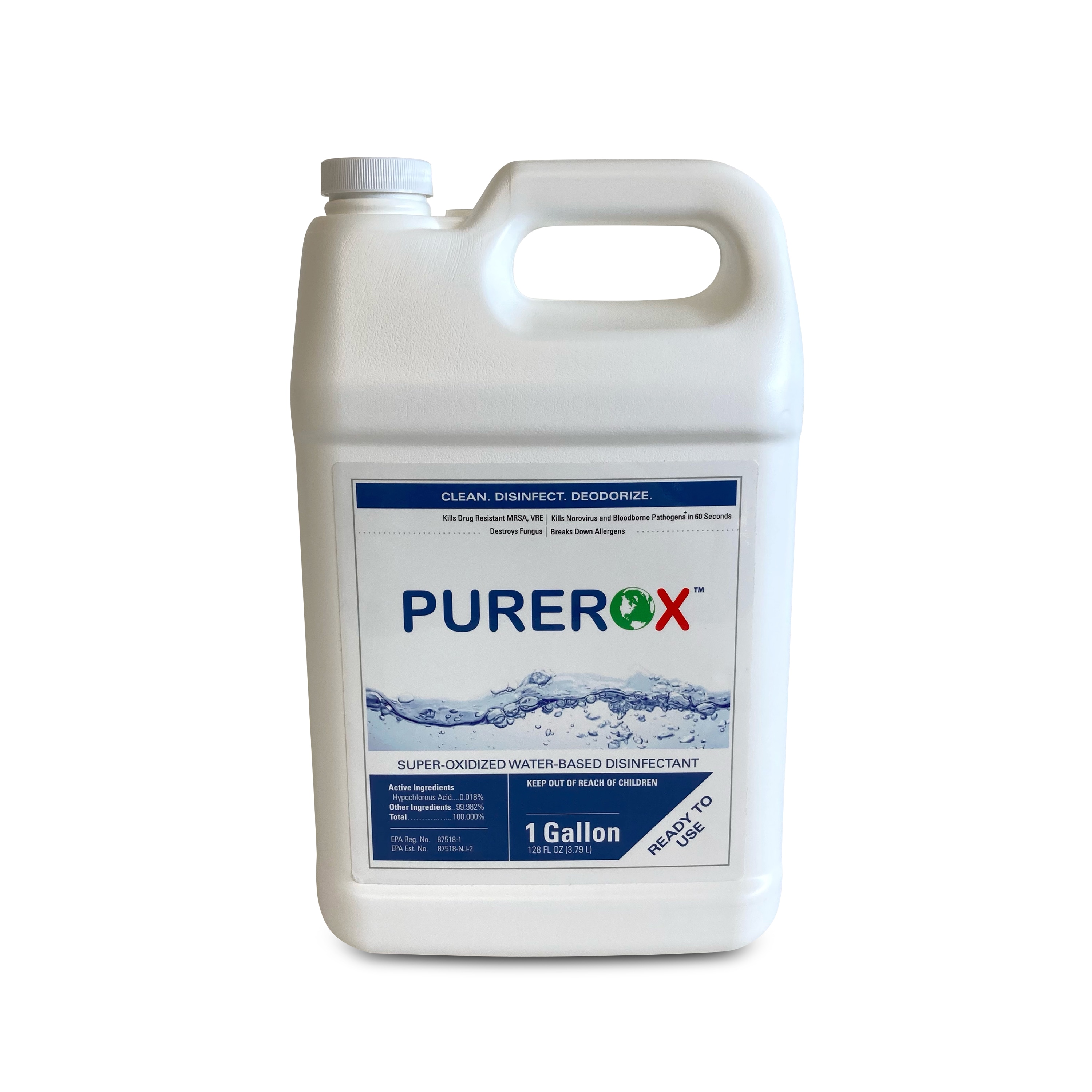 Purerox 1-Gallon Unscented Disinfectant Liquid All-Purpose Cleaner in the  All-Purpose Cleaners department at