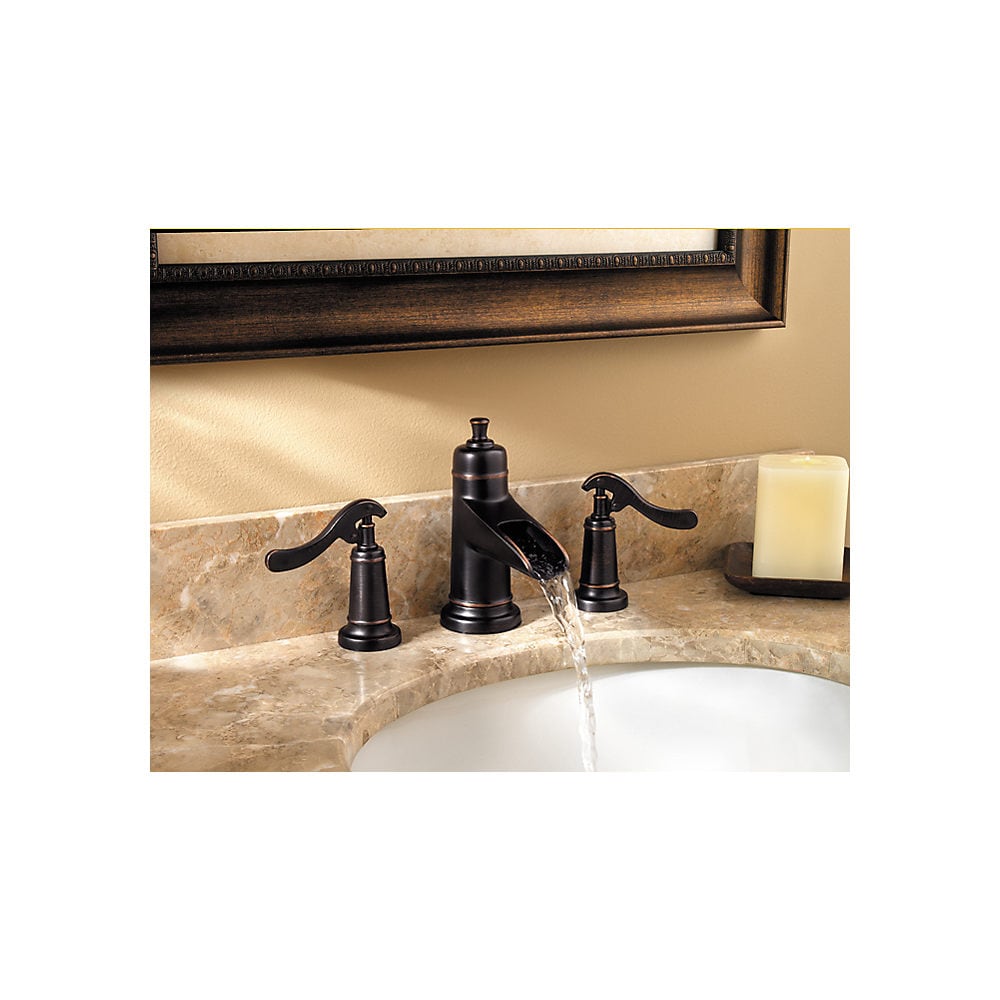 Pfister Ashfield Tuscan Bronze Widespread 2-Handle WaterSense Bathroom ...