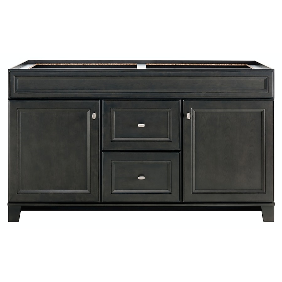 Diamond FreshFit Goslin 60-in Storm Bathroom Vanity Cabinet Diamond FreshFit Goslin 60-in Storm Bathroom Vanity Cabinet
