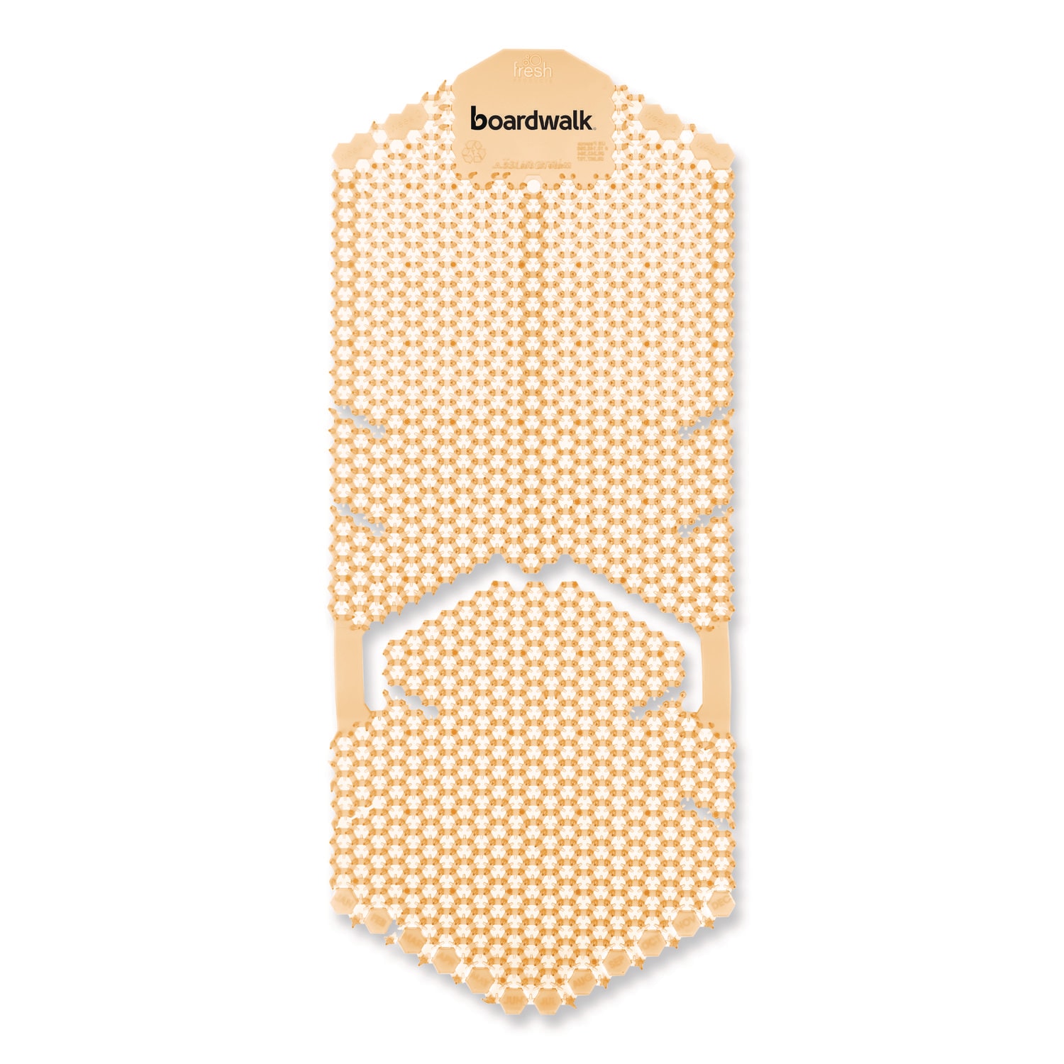 Boardwalk Vertical Urinal Screen Summer Sunshine Scent Yellow 5.22 oz 6/Carton