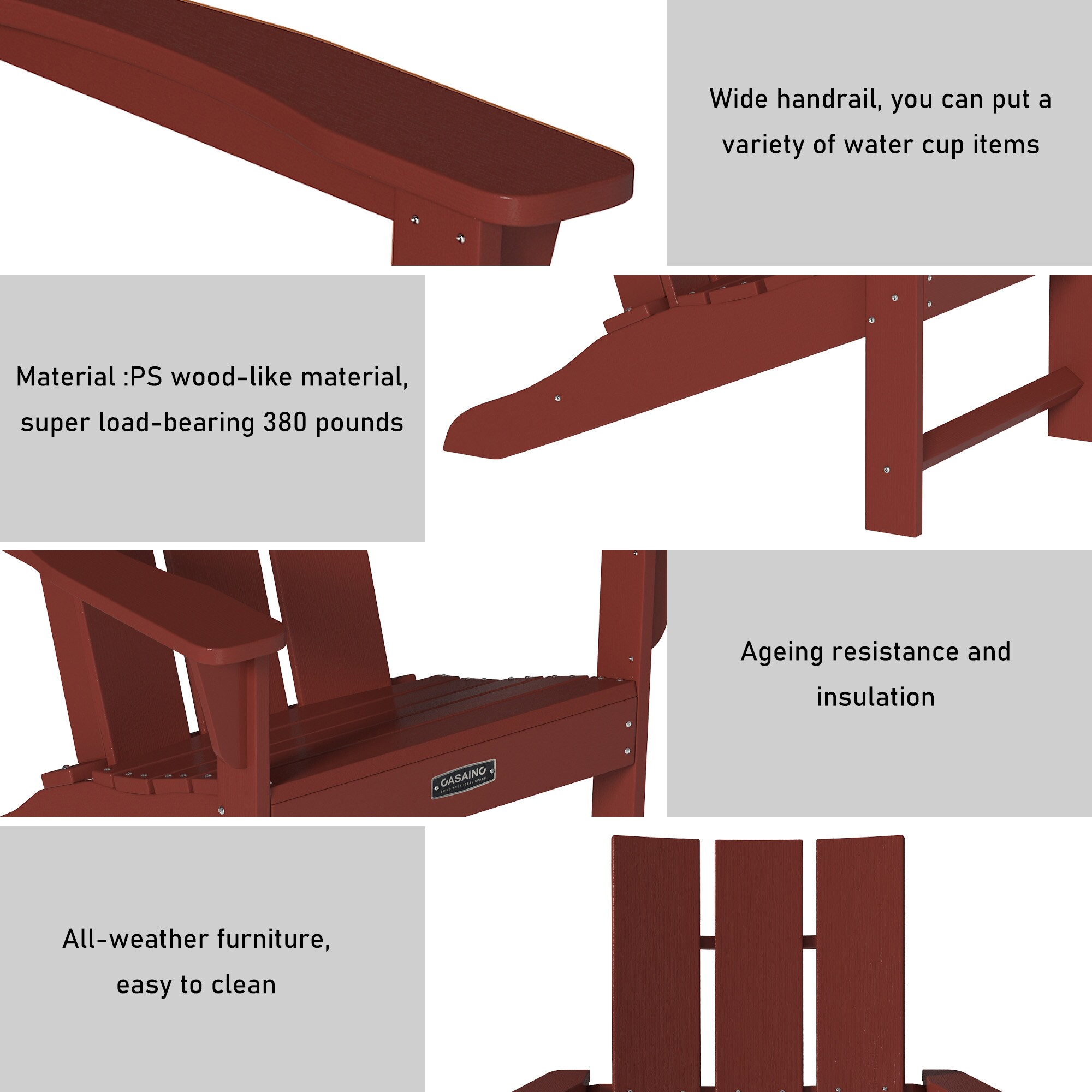 CASAINC WFEHAC-02-BR Patio-Chairs - View #8
