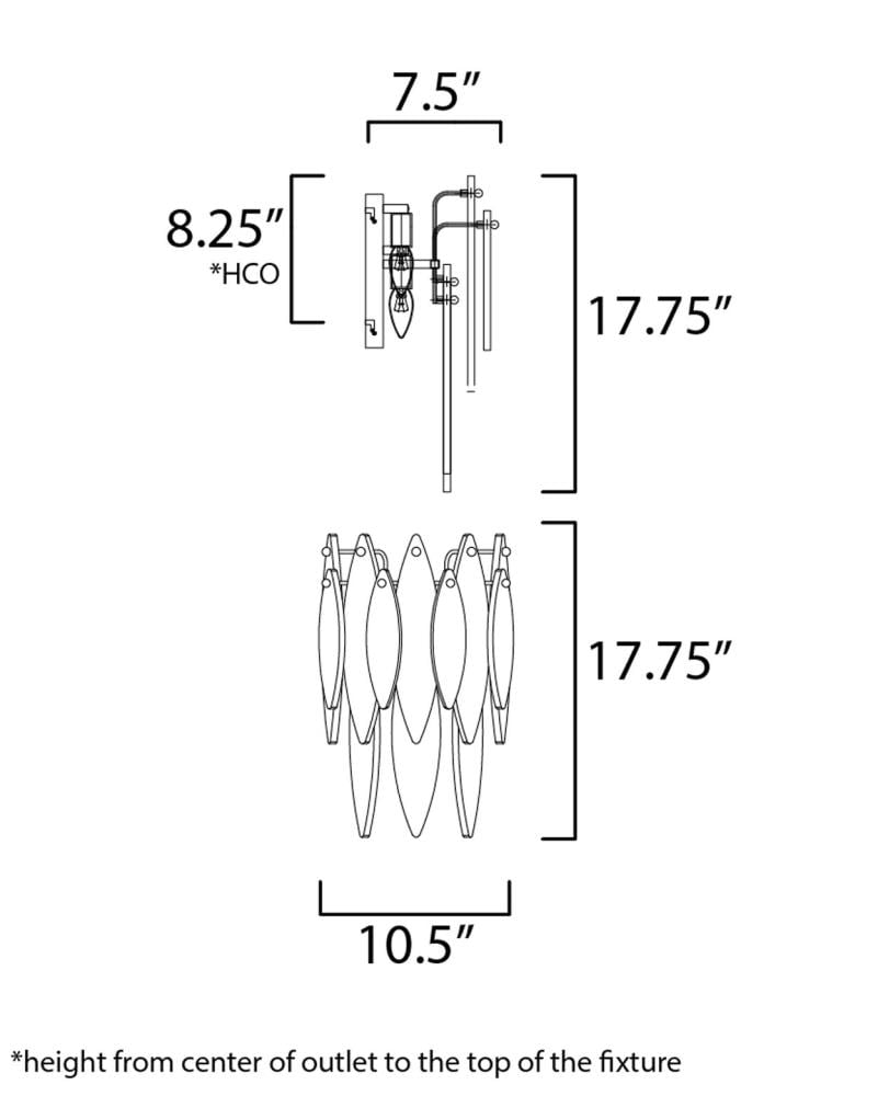 Maxim Lighting 32322CLCMPGL b090000 - View #5