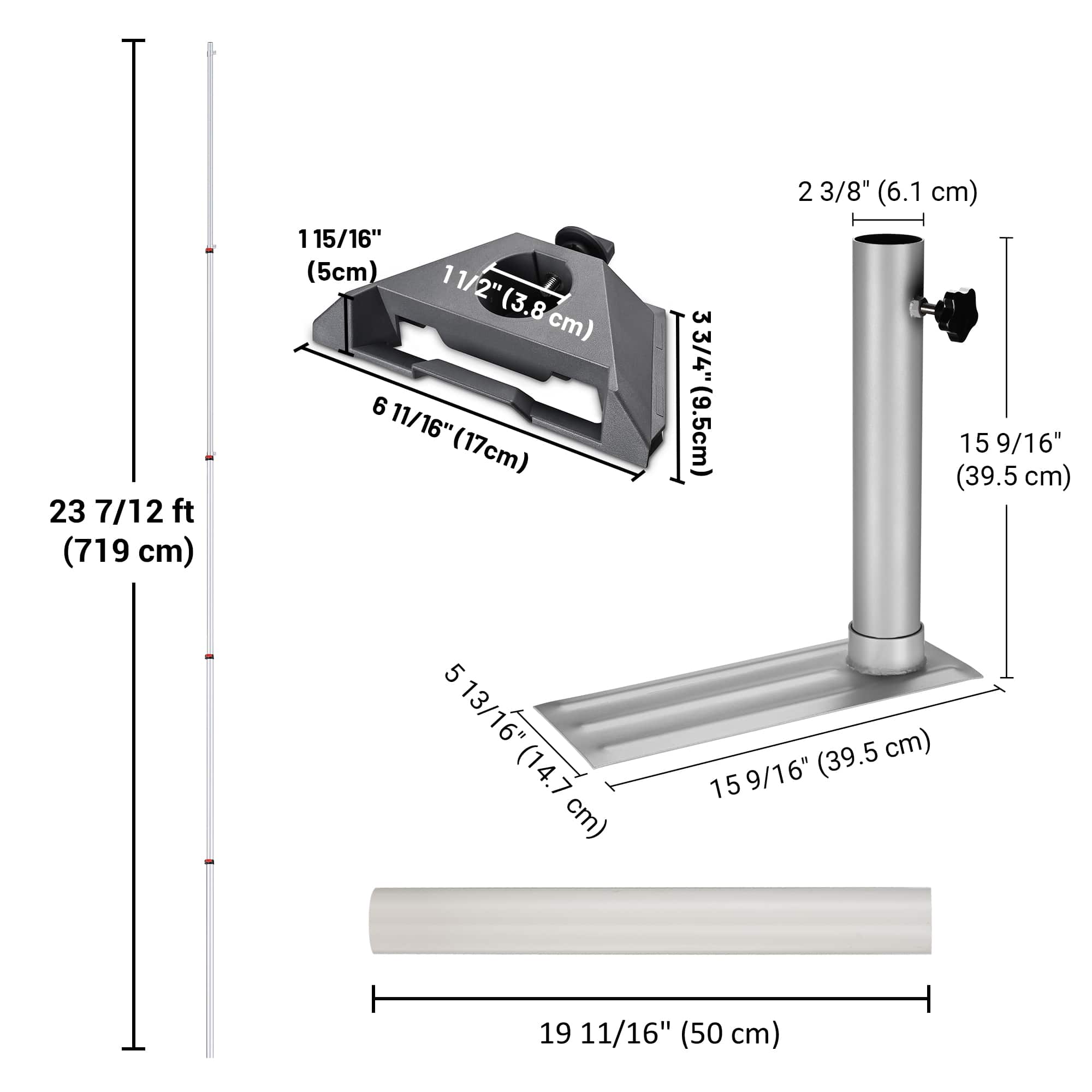 Yescom 22FLP052-25-MI-11-LO Flag-Poles - View #8