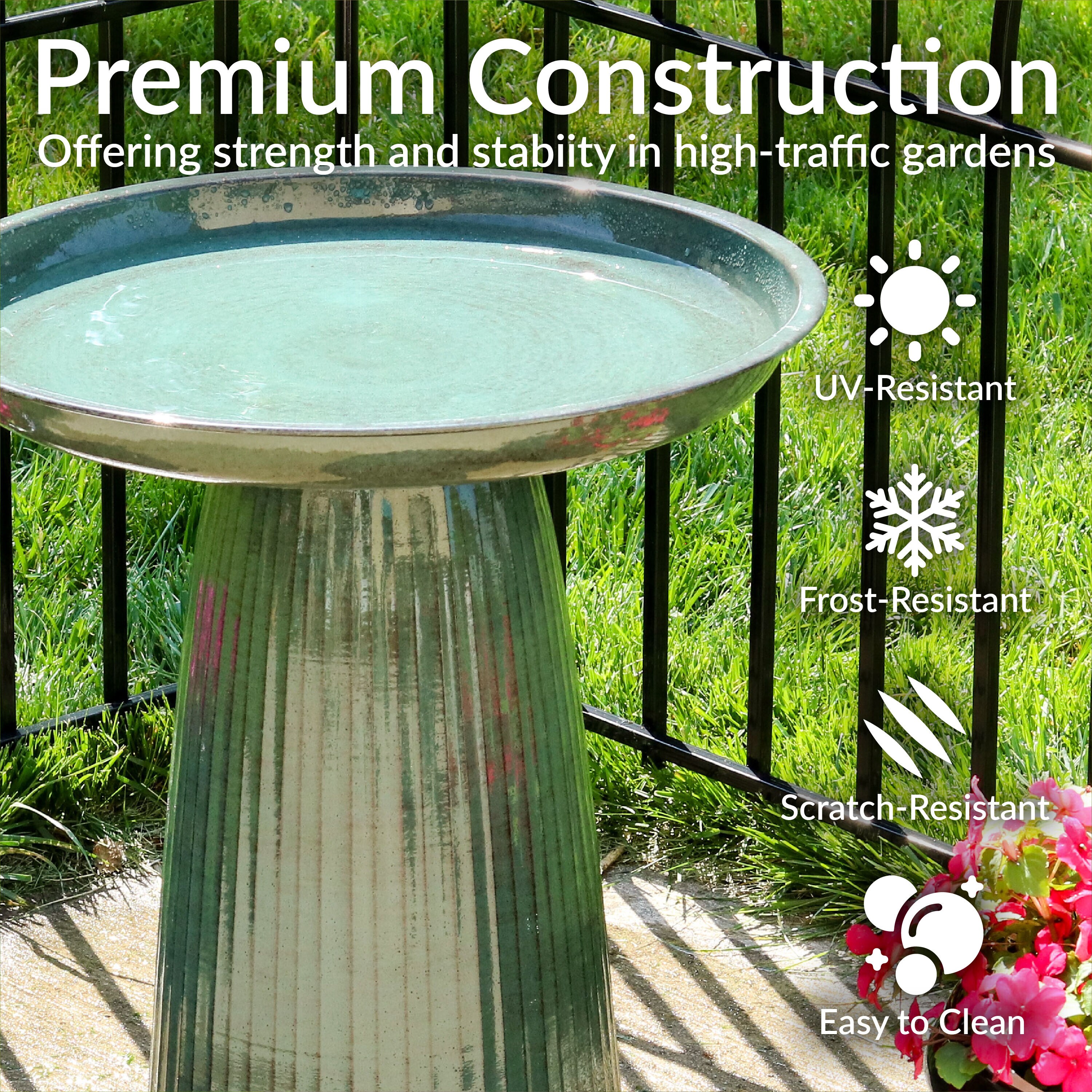Sunnydaze Decor DRV-113 birdbaths - View #8