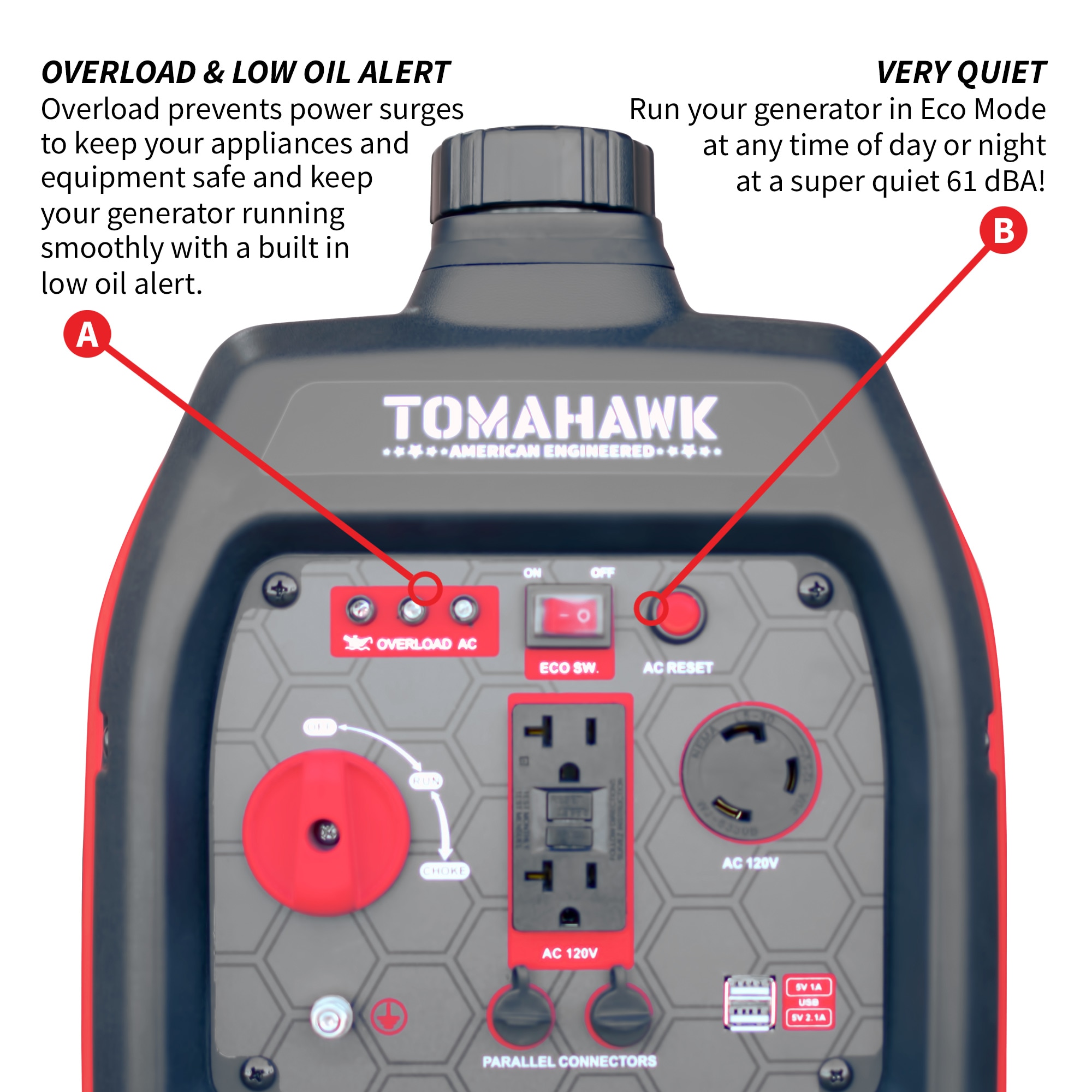Tomahawk Power TG3000I Inverter-Generators - View #4