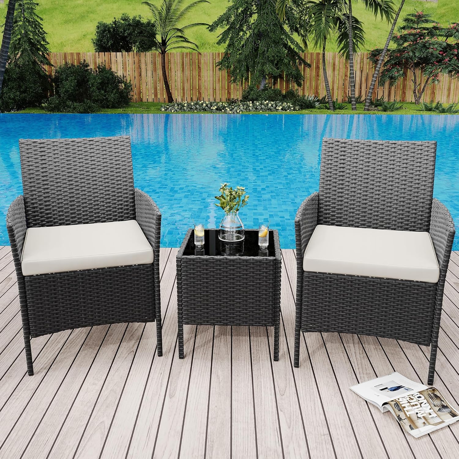 Garvee LS-PATIOSET34ULBEIGE Patio-Conversation-Sets - View #7