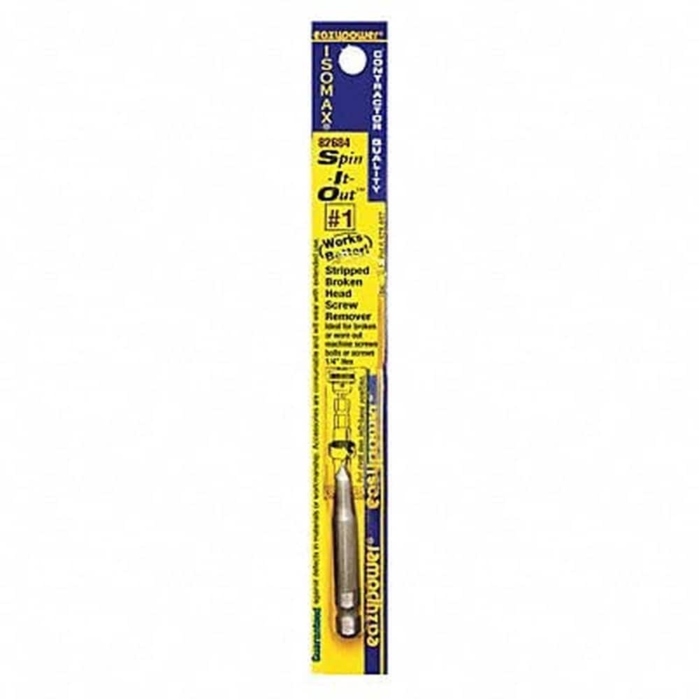 Eazypower Eazy Power Spin-it-Out Screw Extractor 1/4 in. Hex Power Bit Industrial Quality #82684-003C
