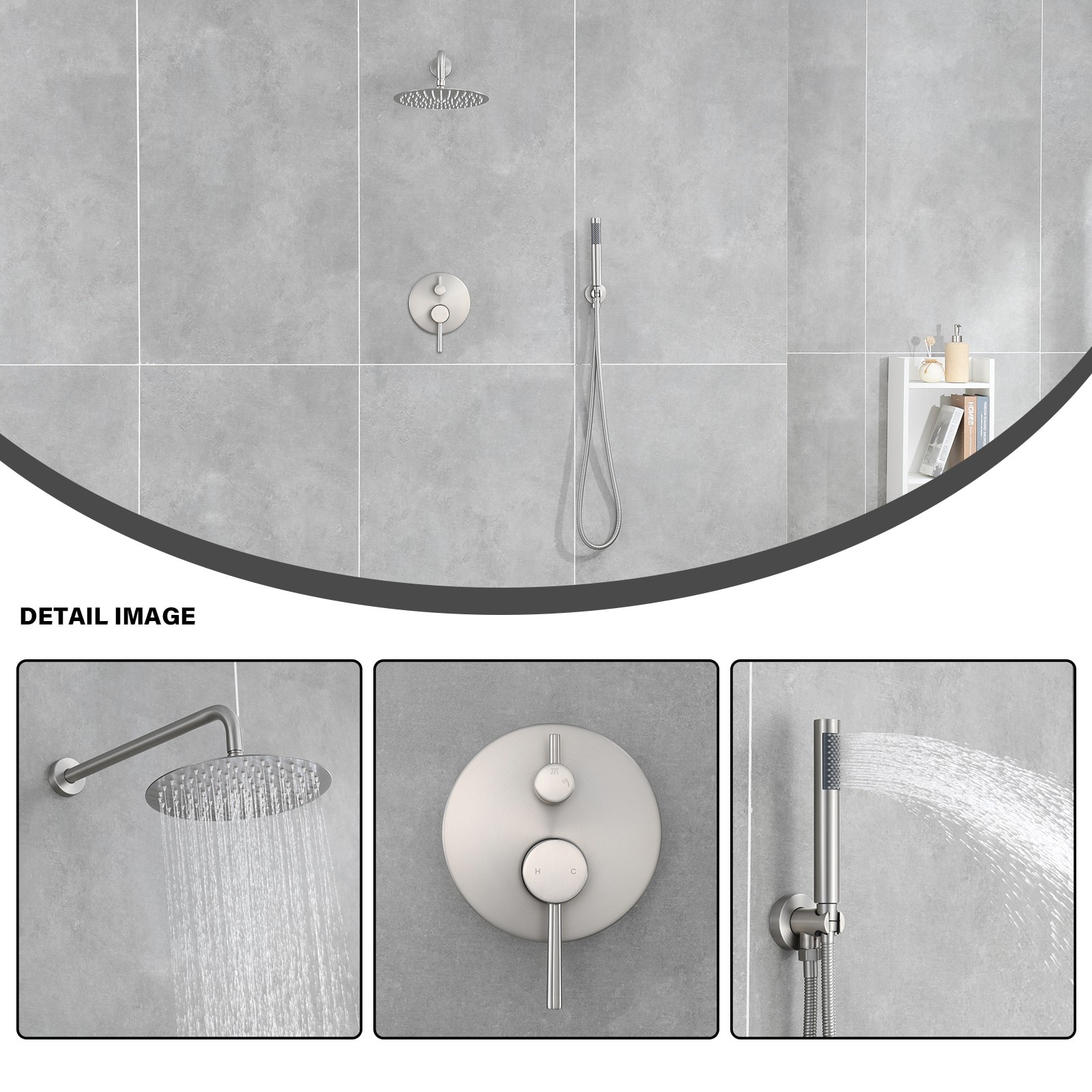 Flynama RB-QY-0769 Showerhead-Bar-Panels - View #5