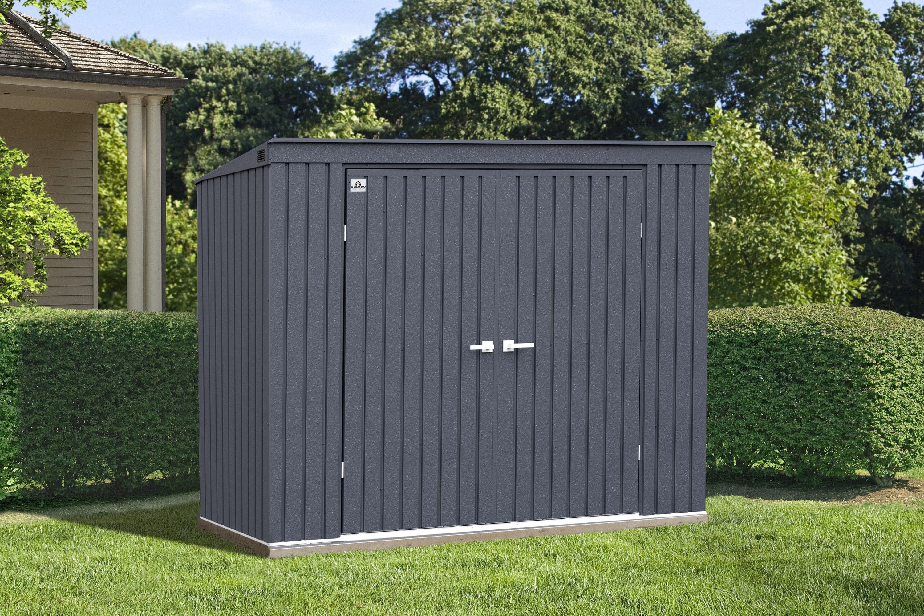 Arrow EP84AN 8-ft x 4-ft Elite Galvanized steel Storage Shed