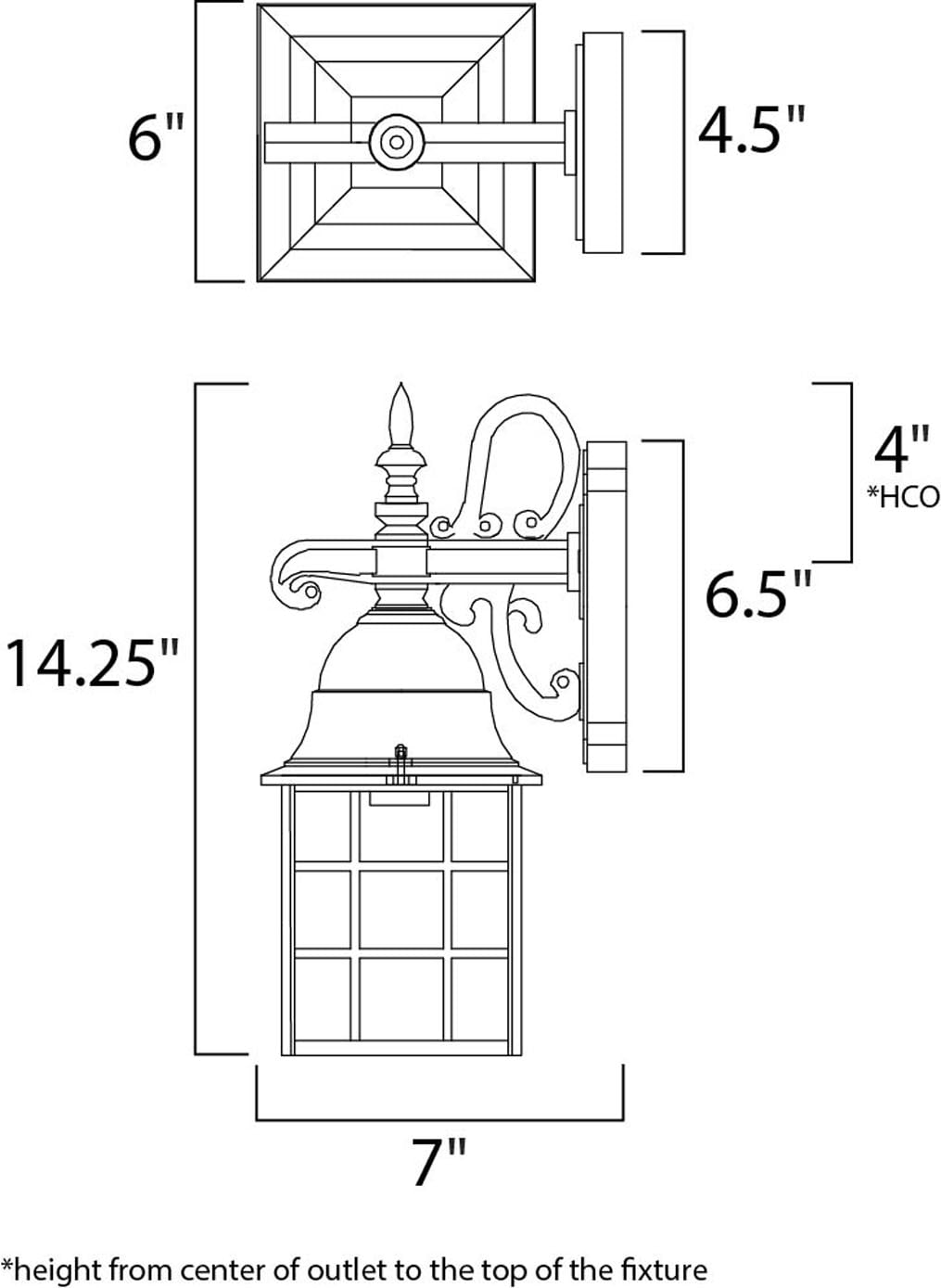Maxim Lighting 1051BK Outdoor-Wall-Lighting - View #2