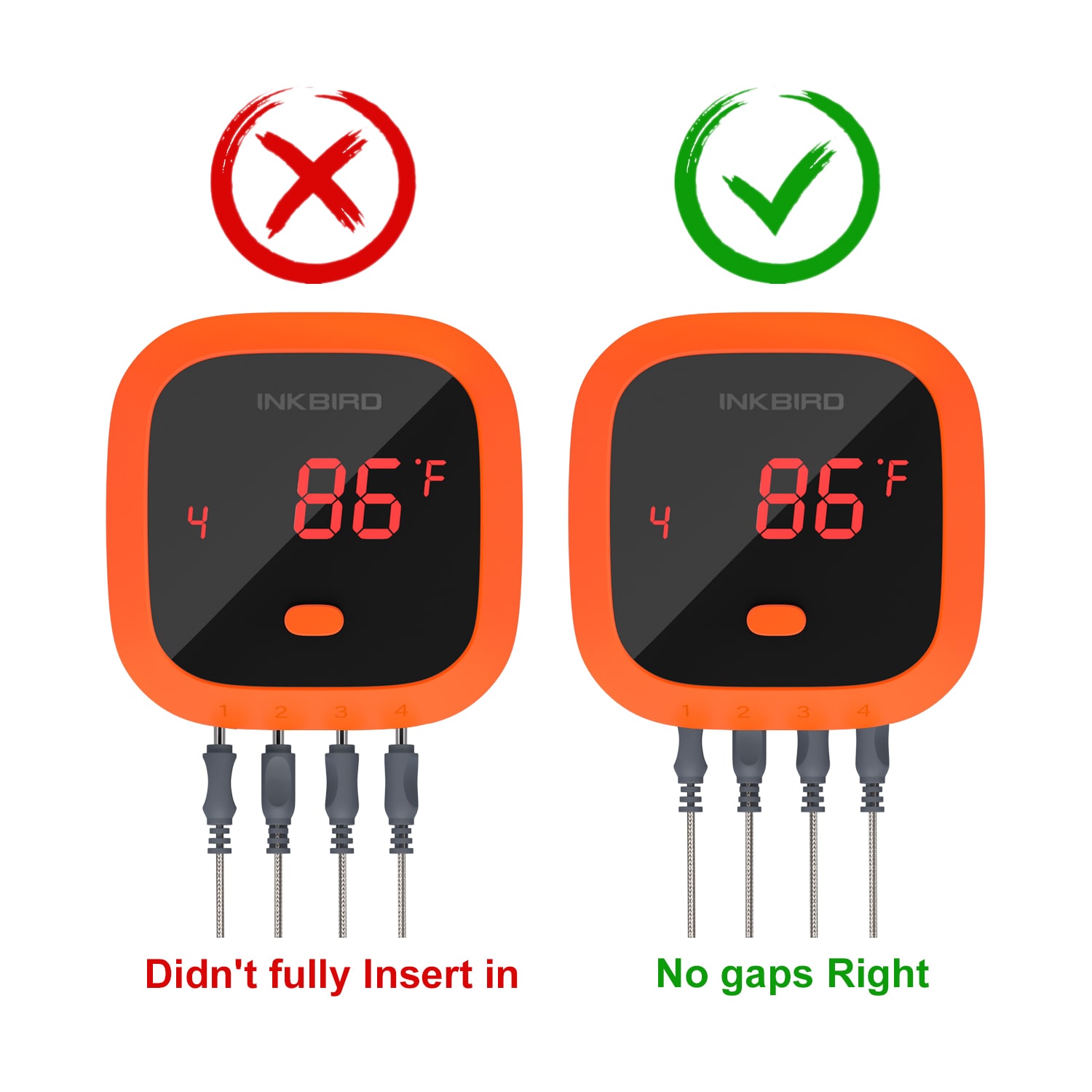 Hoopvol passie Bukken INKBIRD Square Bluetooth Compatibility Grill Thermometer in the Grill  Thermometers department at Lowes.com