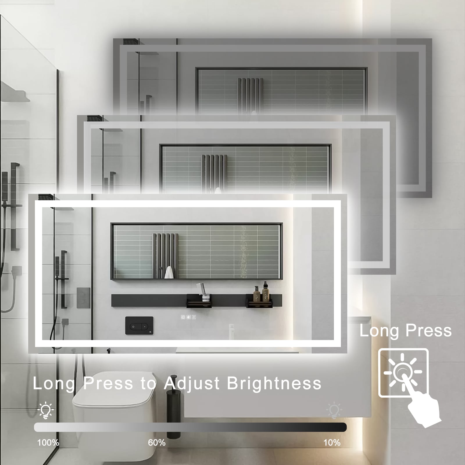Forclover WBSG-127906 Framed-Bath-Mirrors - View #14
