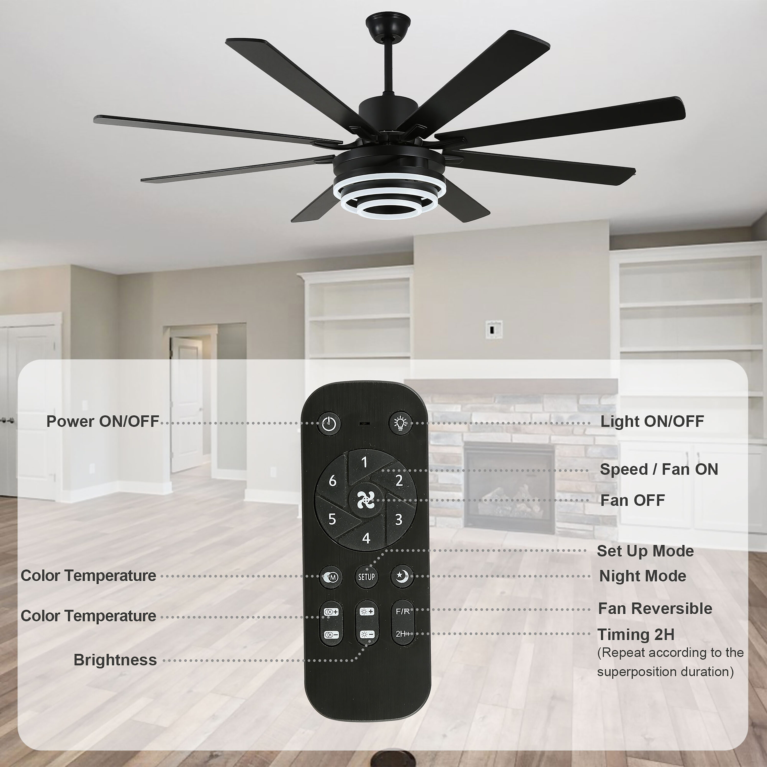 Cusp Barn DC7205-B Ceiling-Fans - View #9