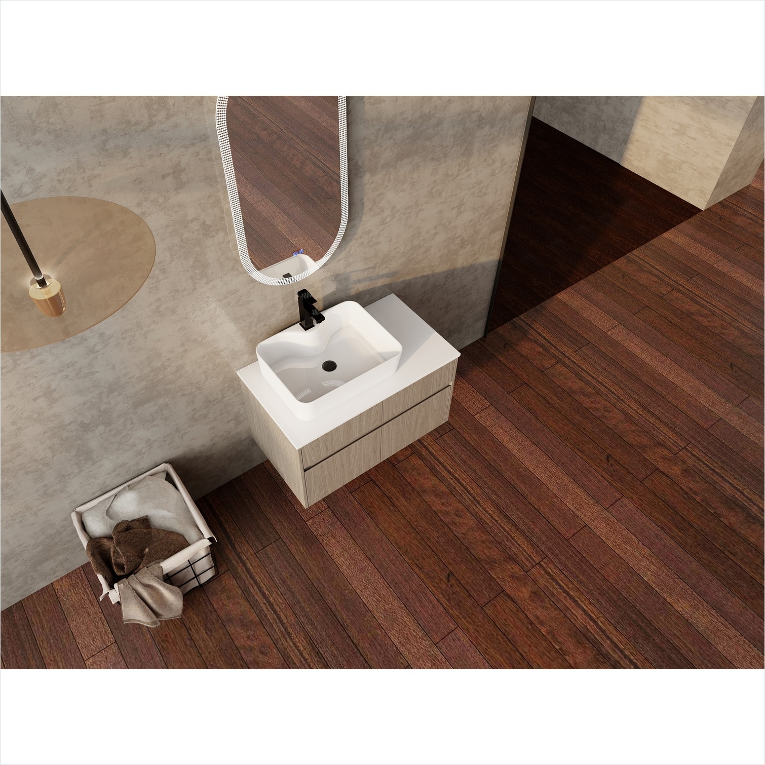 Naturefalls L3RMW4UF4GZ8 Bath-Vanity-Combo - View #6