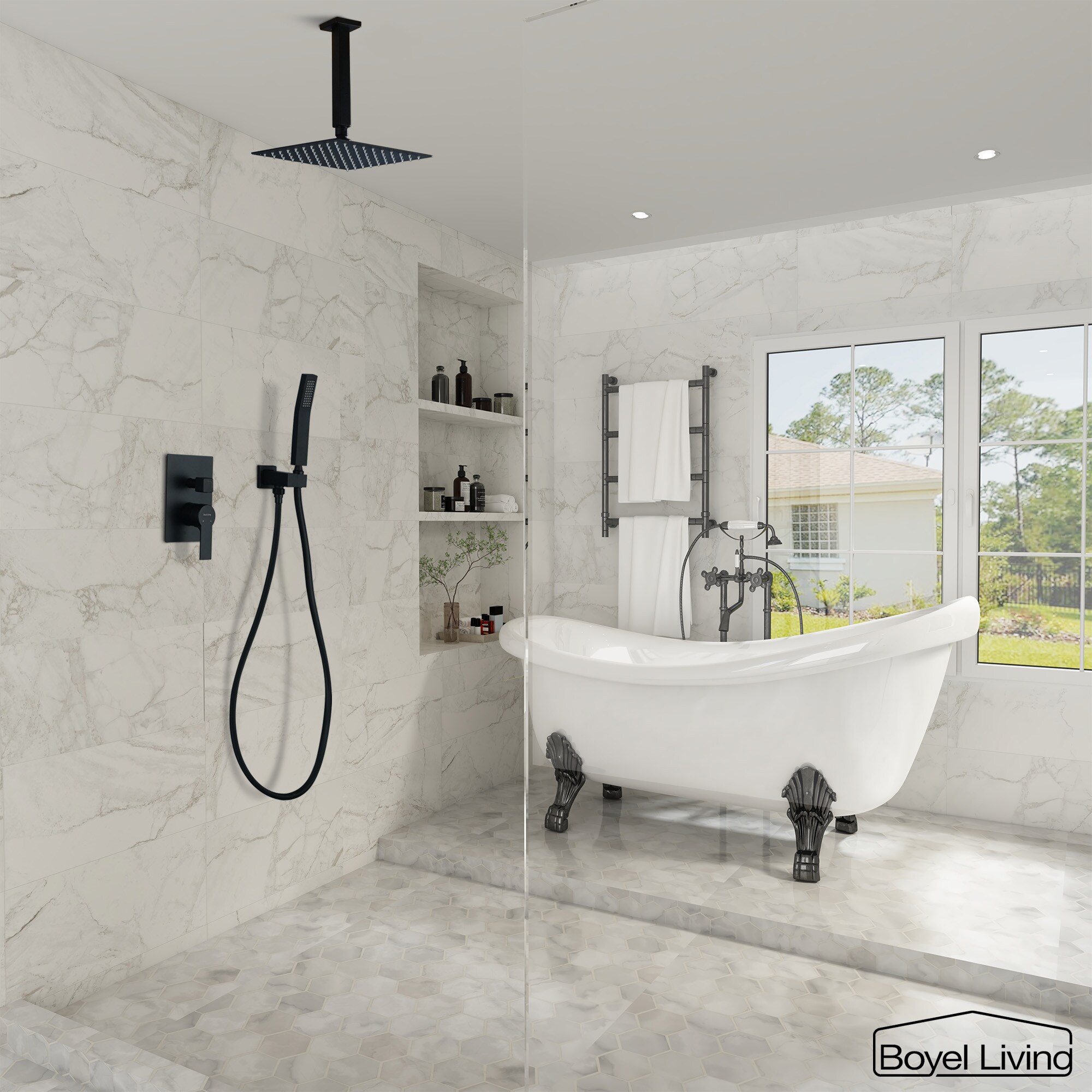 Clihome SMD-88009B Showerhead-Bar-Panels - View #3