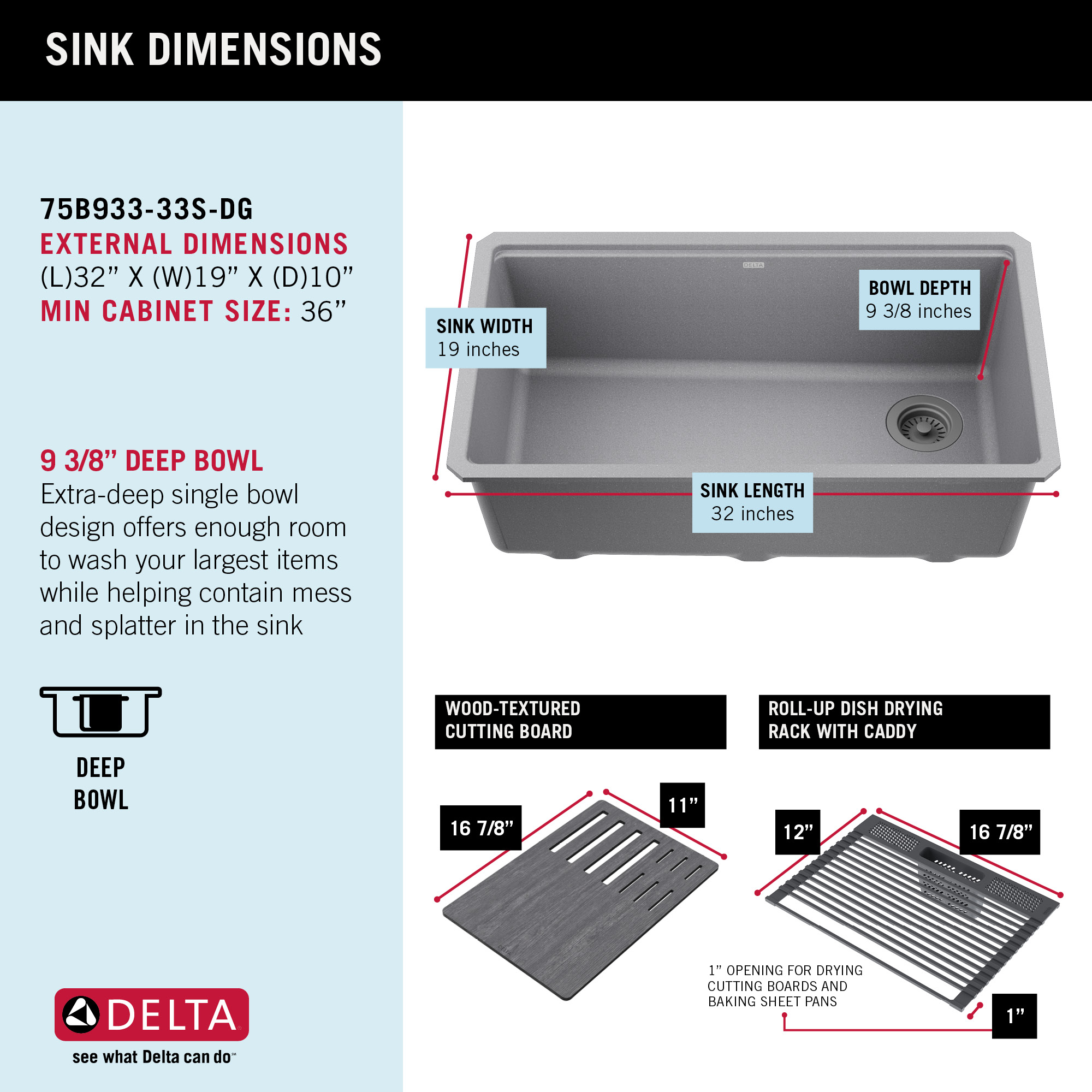 Delta 75B933-33S-DG Kitchen-Sinks - View #8