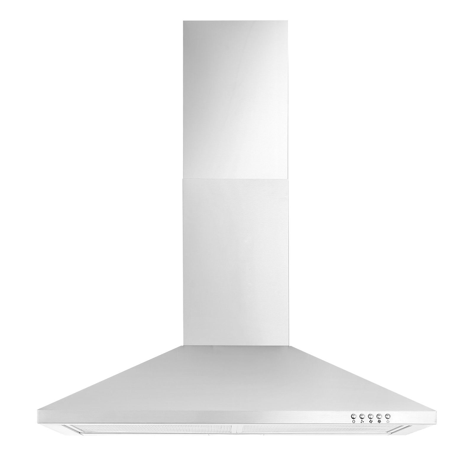 Maocao Hoom BH63135 30 inch Convertible 450-CFM Silver Wall-Mounted Range Hood