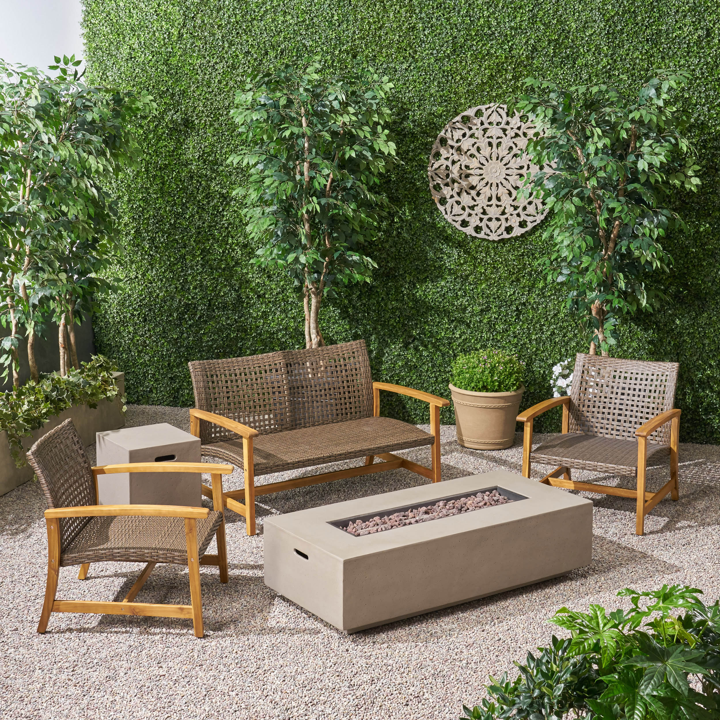 Christopher Knight Home 308162 Patio-Conversation-Sets - View #4