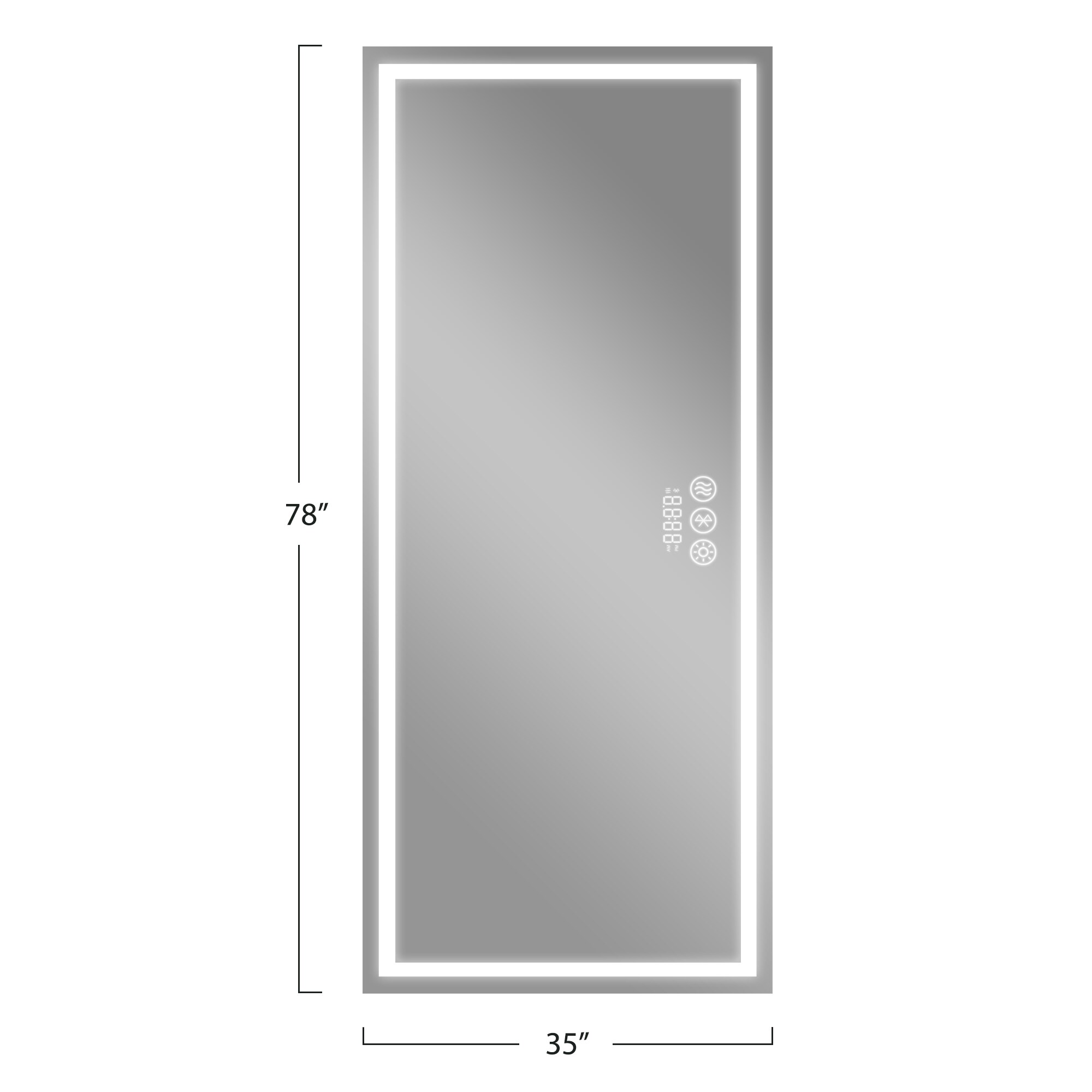 Dovelina LS-A-MR03013 Framed-Bath-Mirrors - View #9