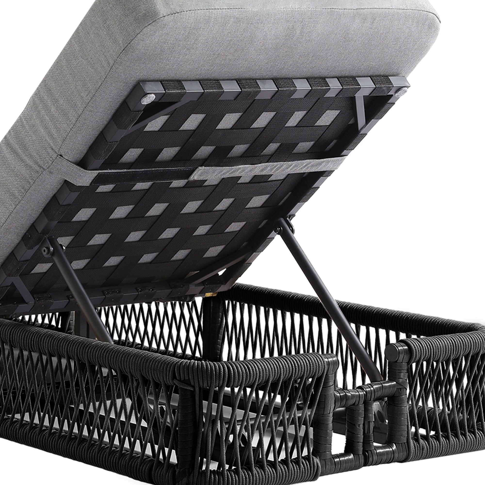 Dreamsidea LS-OD0015-BK-LGRAY-2 Patio-Chairs - View #7