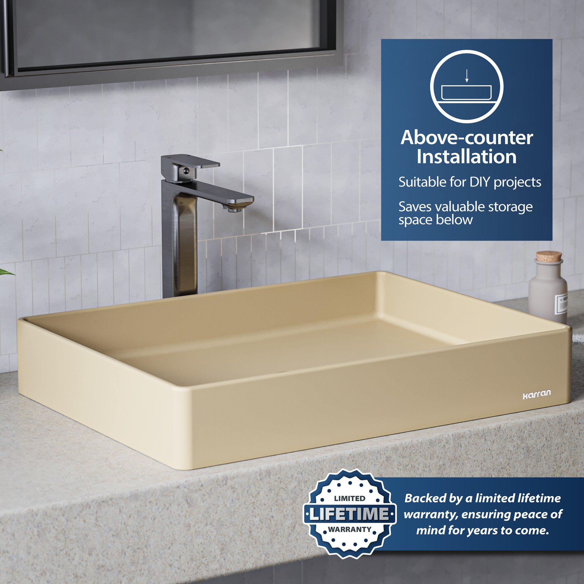 Karran SQS500PG Bath-Sink - View #5