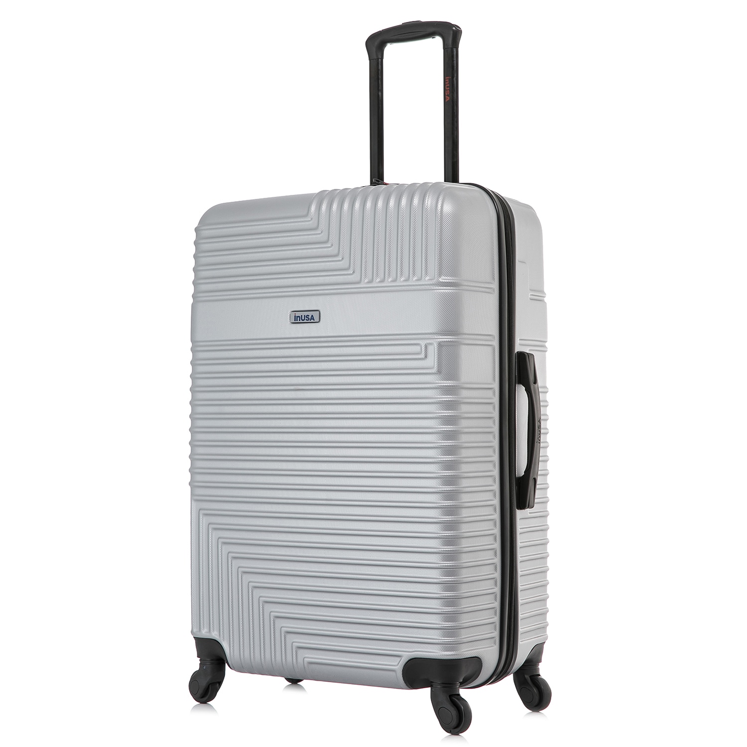 InUSA IURES00L-SIL 19.68 x 11.41 x 29.52 SILVER Polycarbonate Hardshell Suitcase