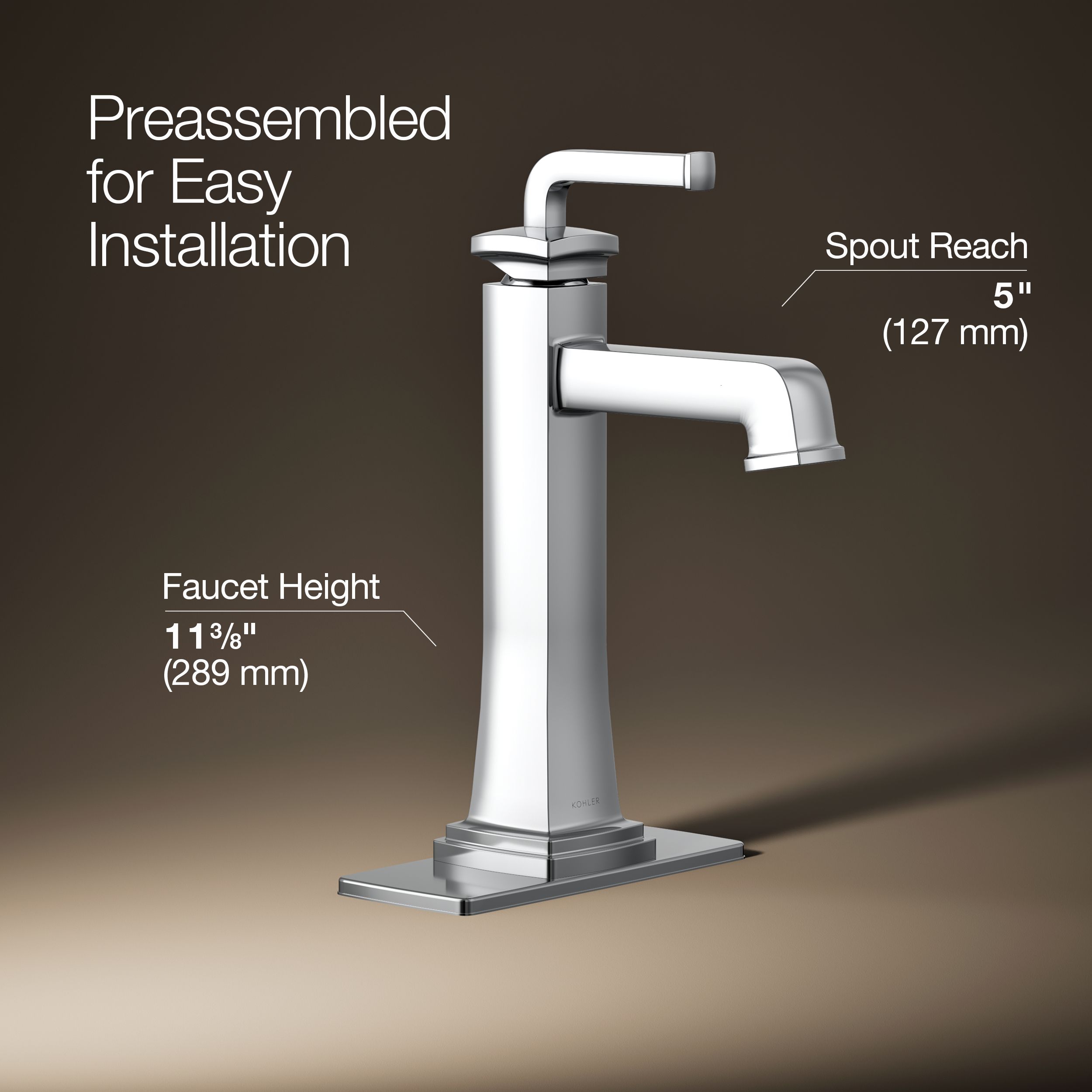 KOHLER 26430-4-CP Lavatory-Faucets - View #3