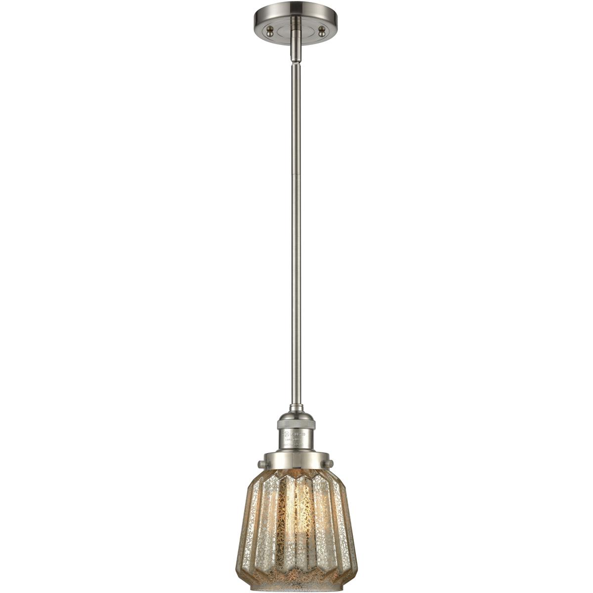 Innovations Lighting 1067597 201S-SN-G146 Franklin Restoration Chatham Mini Pendant