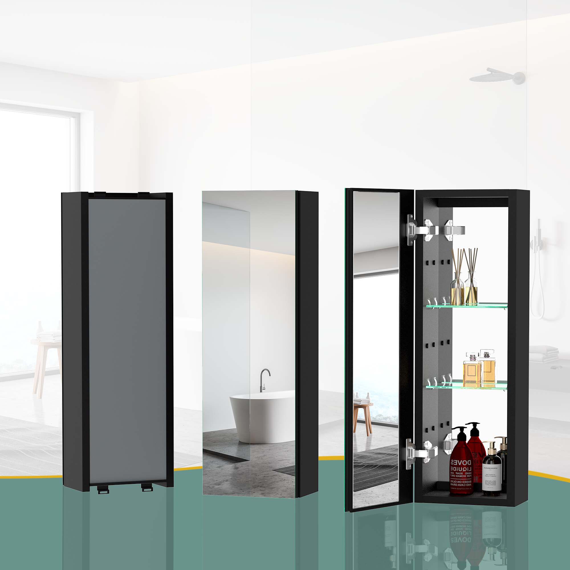 Forclover HE-JG1224 Bathroom-Medicine-Cabinets - View #7