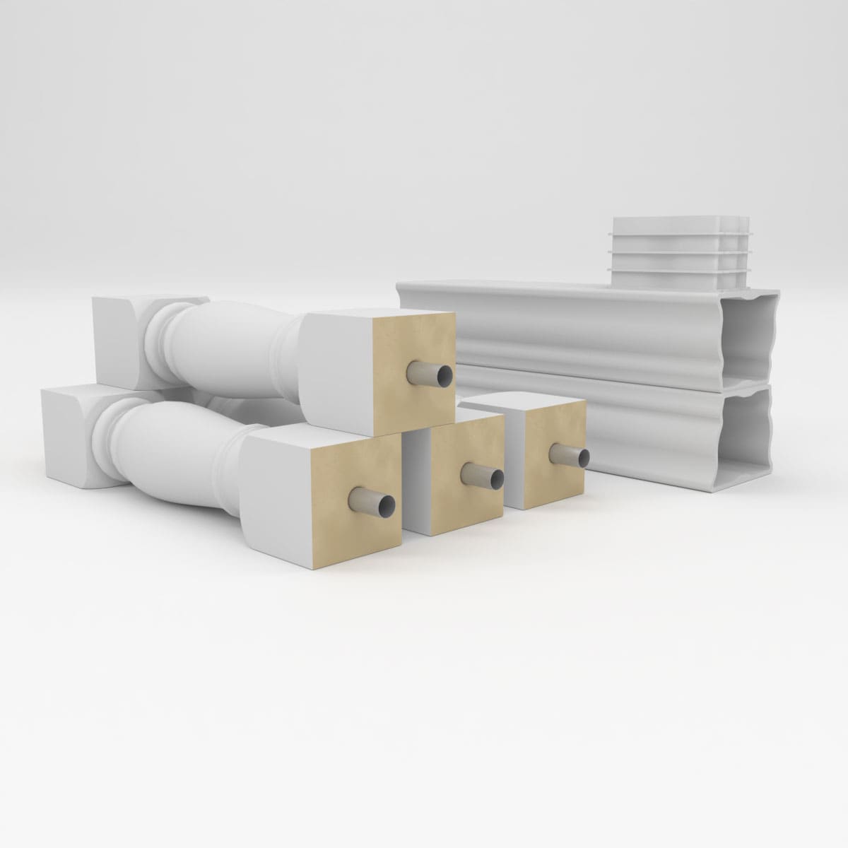 Ekena Millwork BALK38X024OXN railings - View #6
