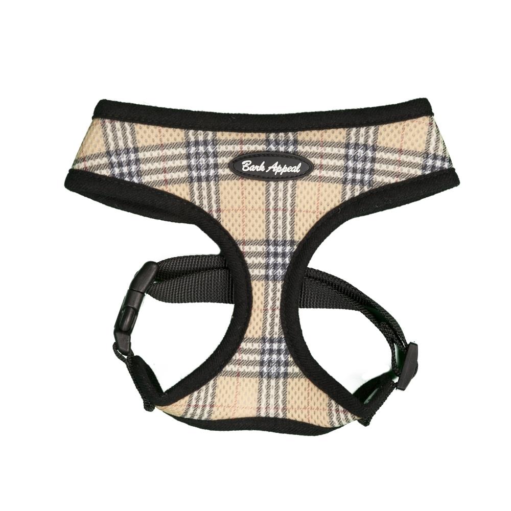 Bark Appeal Plaid Breathe EZ Mesh Harness Tan at Lowes.com