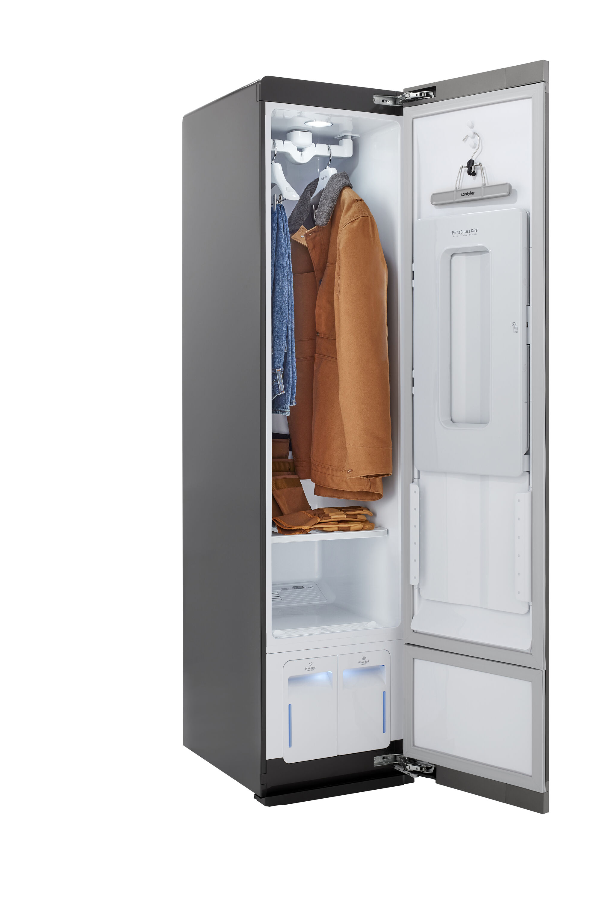 [Maison Vivian★ジュエリー ]LG Styler LG Styler Mirror Programmable Standing Fabric Steamer S3MFBN at