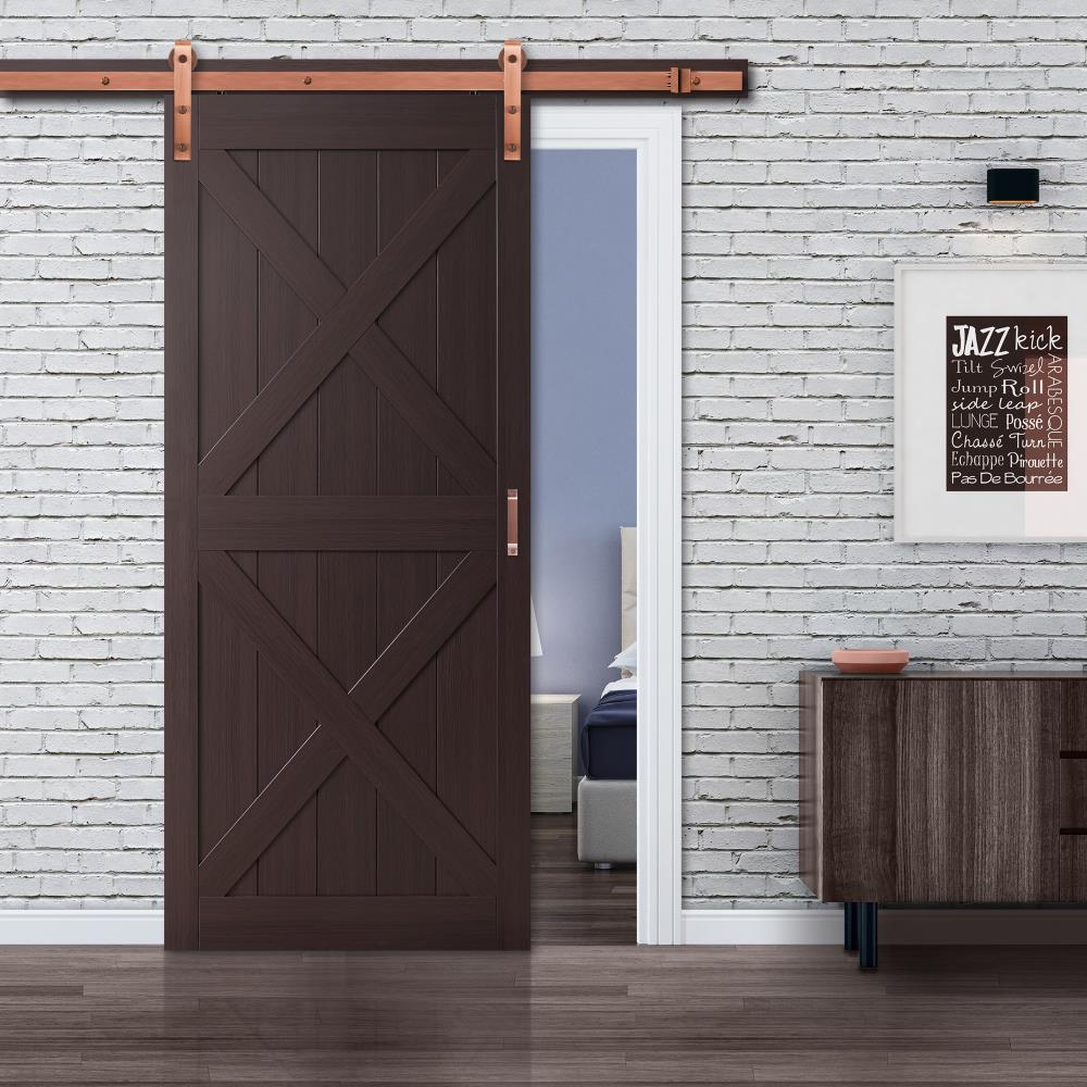 RELIABILT 96-in Smooth Copper Interior Barn Door Kit at