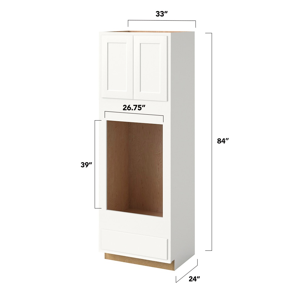 Shenandoah PRO Express Breckenridge 33in W x 84in H x 24in D Linen Partial Overlay Double